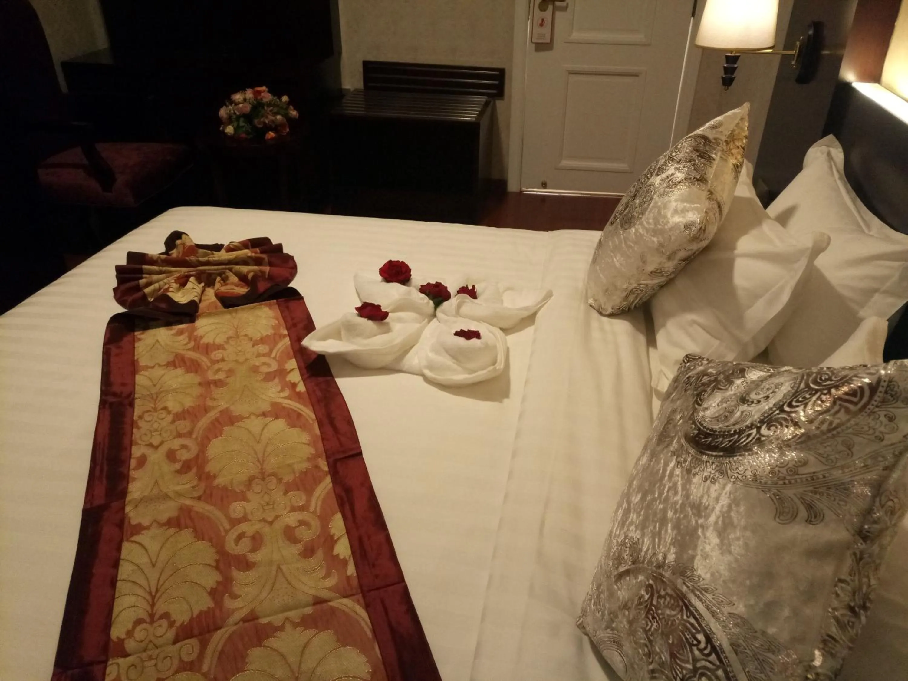 Bed in Sherar Addis Hotel