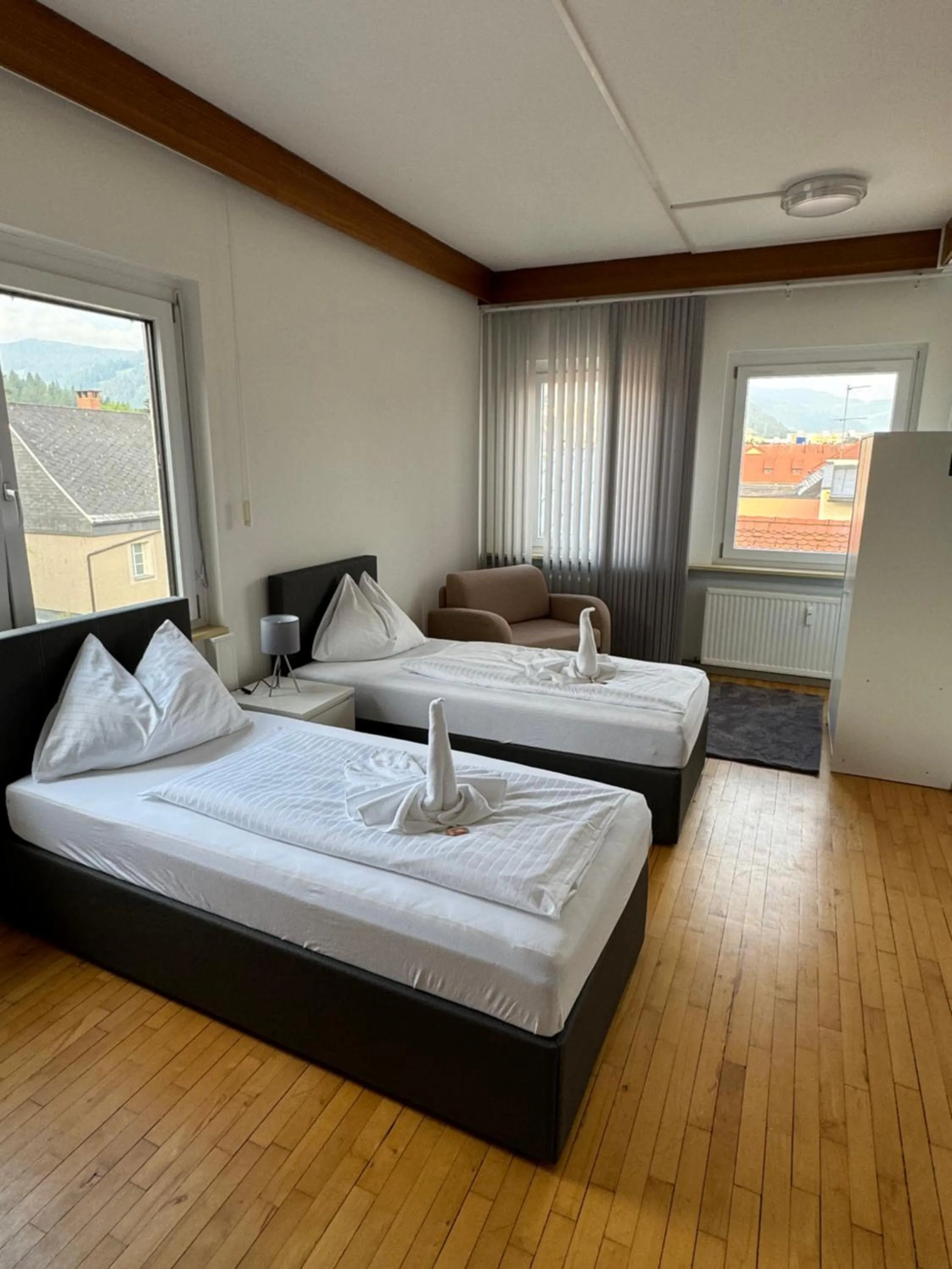 Bed in Stadthotel Schwerterbräu