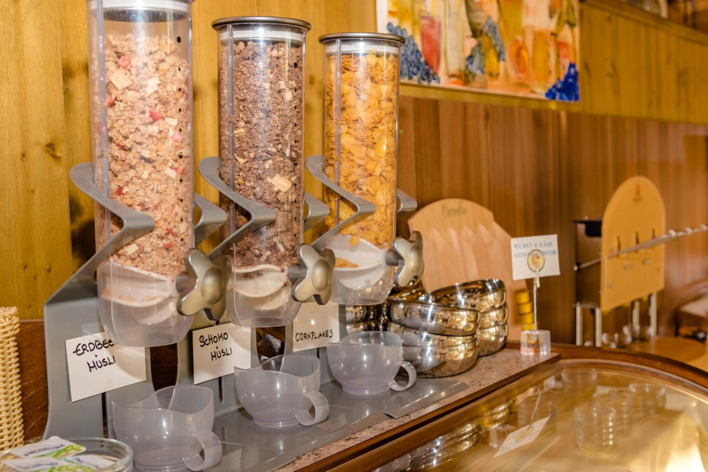 Buffet breakfast in Stadthotel Schwerterbräu