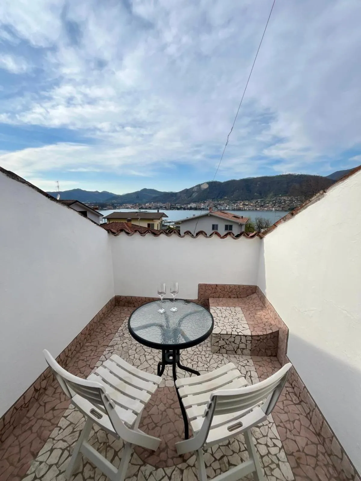 Balcony/Terrace in B&B Aria Di Lago