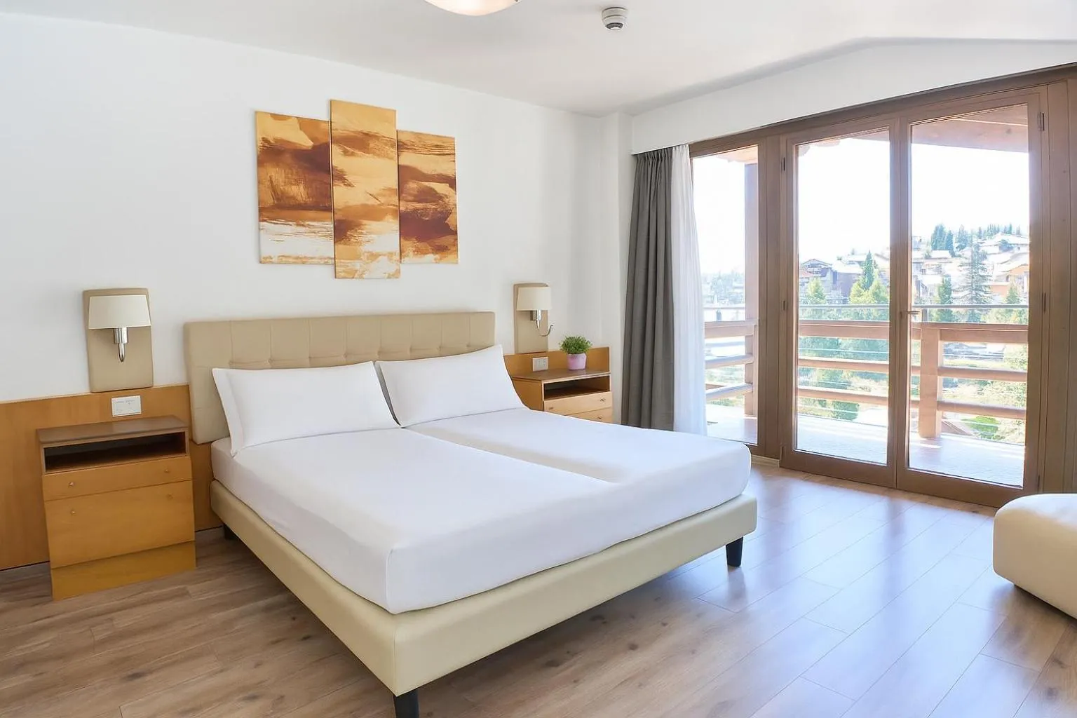 Bedroom, Bed in Hotel Trento