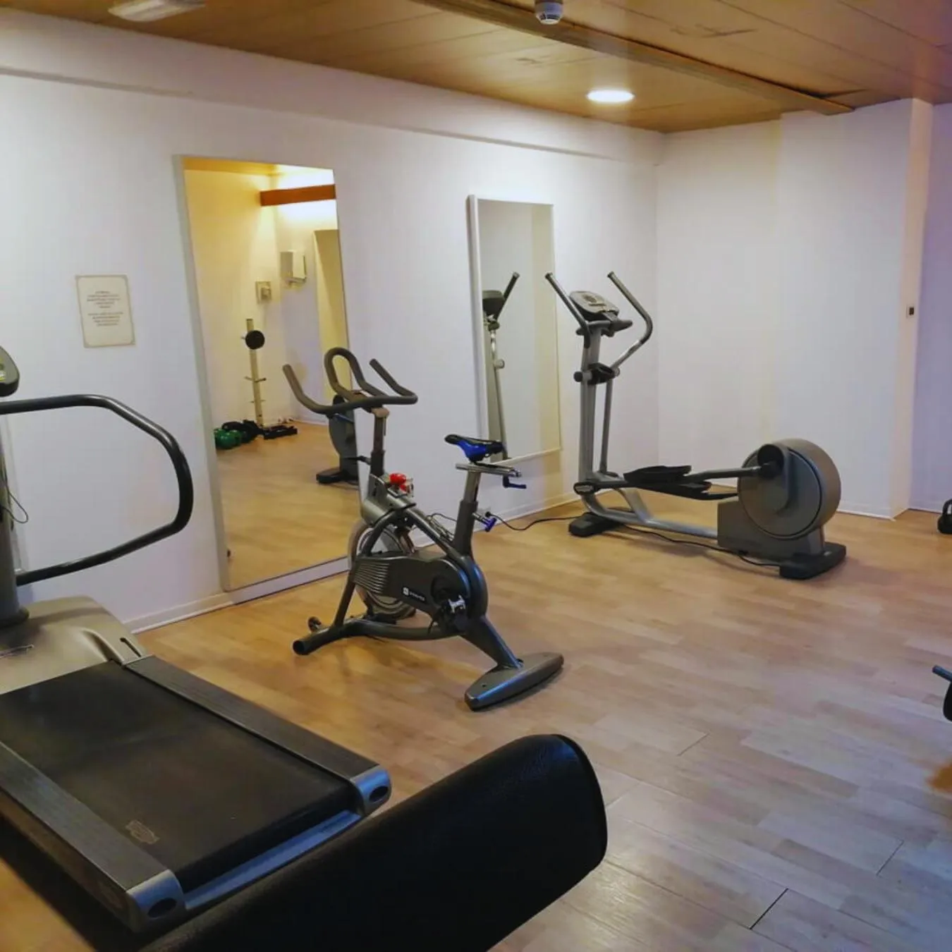 Fitness centre/facilities in Hotel Trento