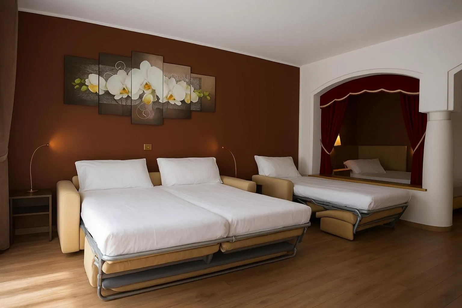 Bedroom, Bed in Hotel Trento