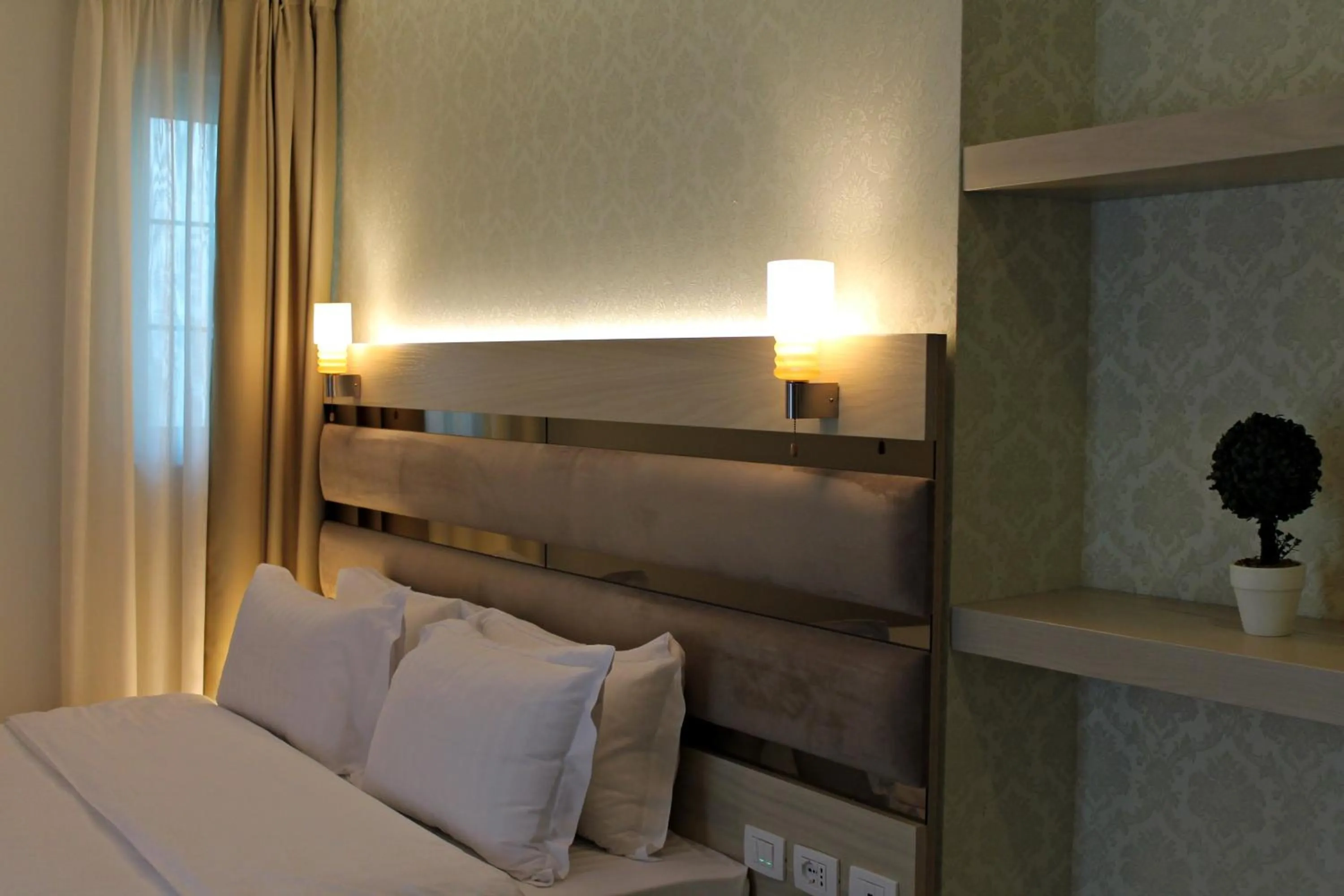 Bedroom, Bed in Capital Tirana Hotel Bruçi