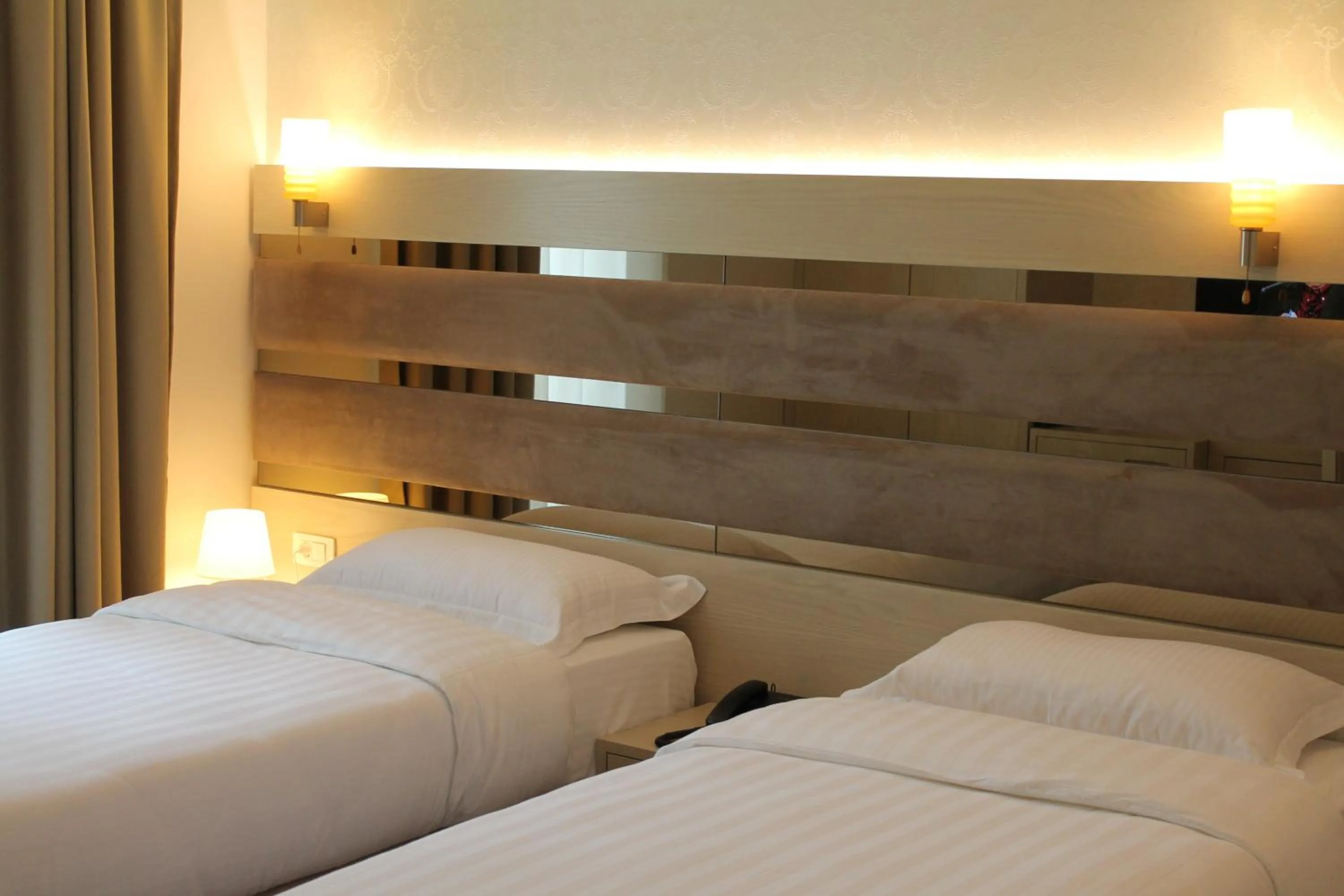 Bedroom, Bed in Capital Tirana Hotel Bruçi