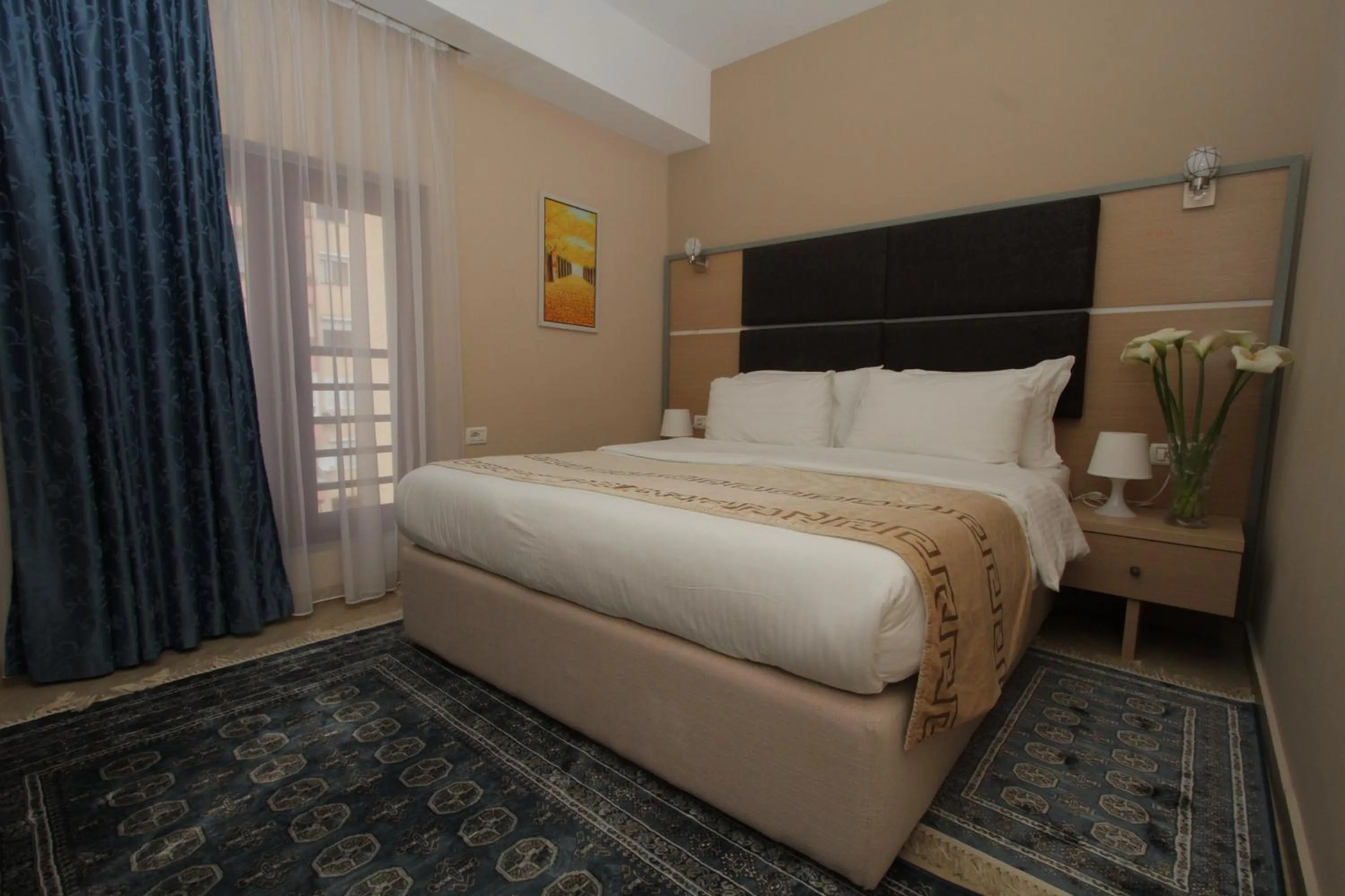 Bedroom, Bed in Capital Tirana Hotel Bruçi