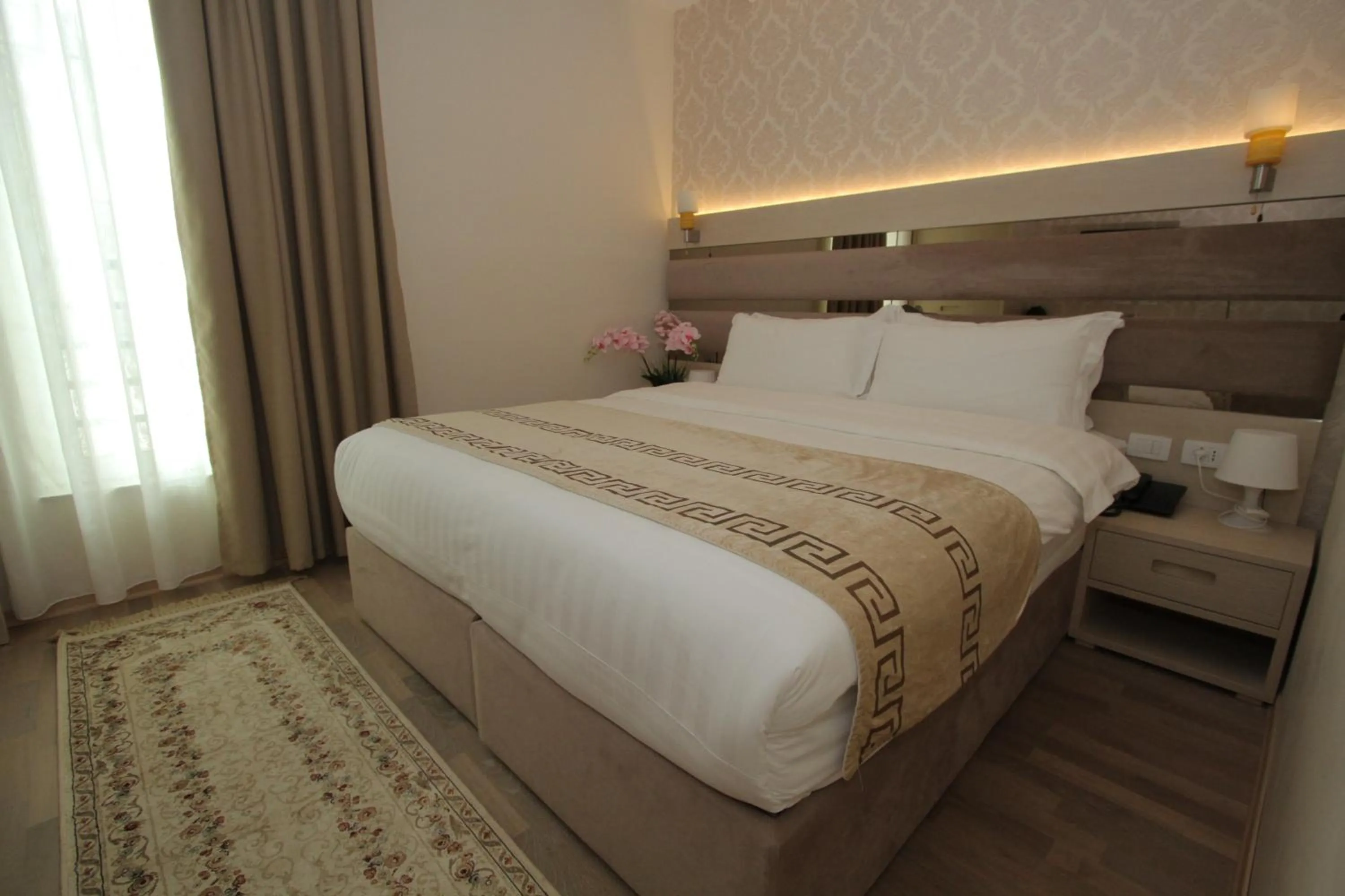 Bedroom, Bed in Capital Tirana Hotel Bruçi