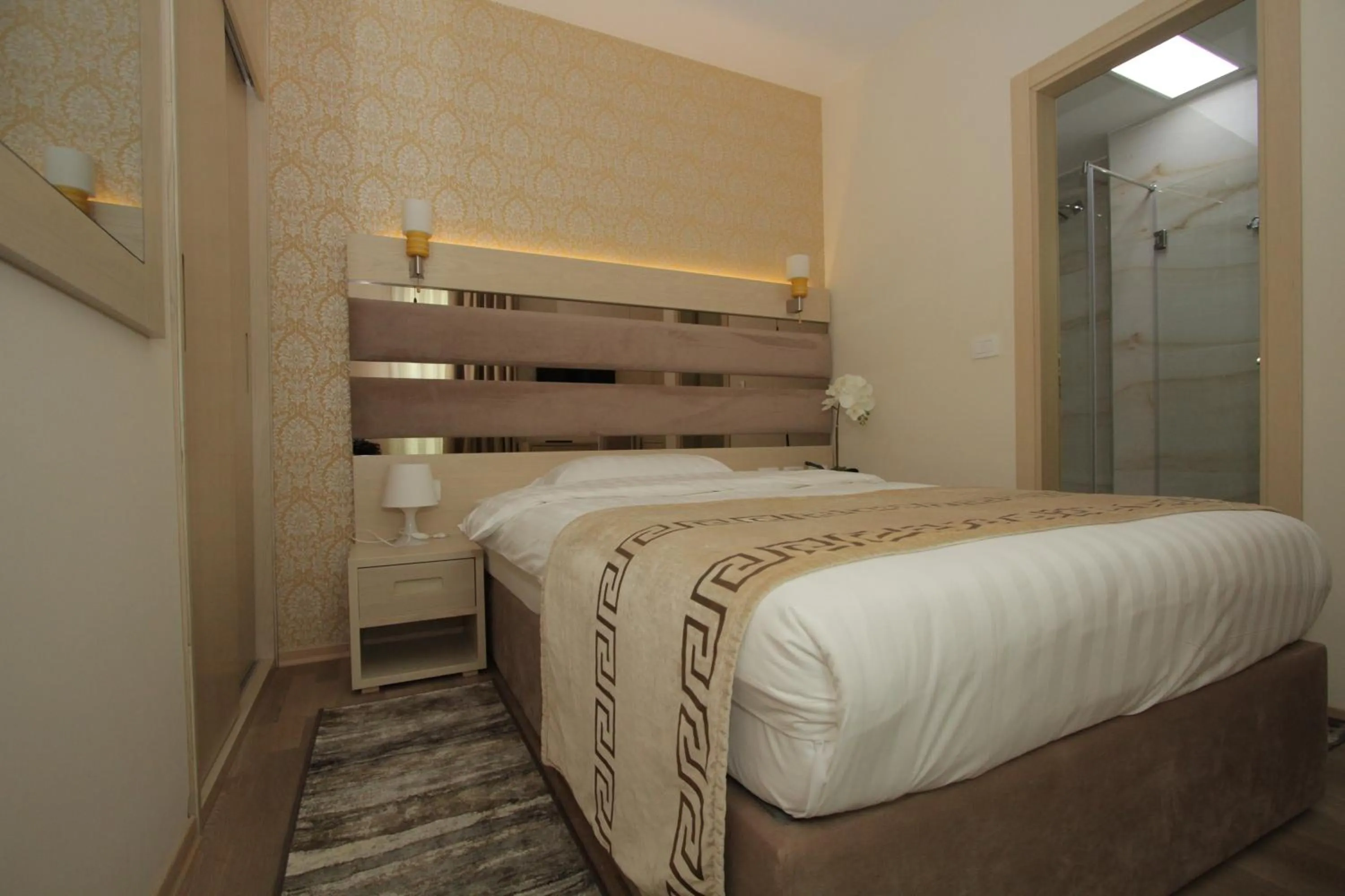 Bedroom, Bed in Capital Tirana Hotel Bruçi