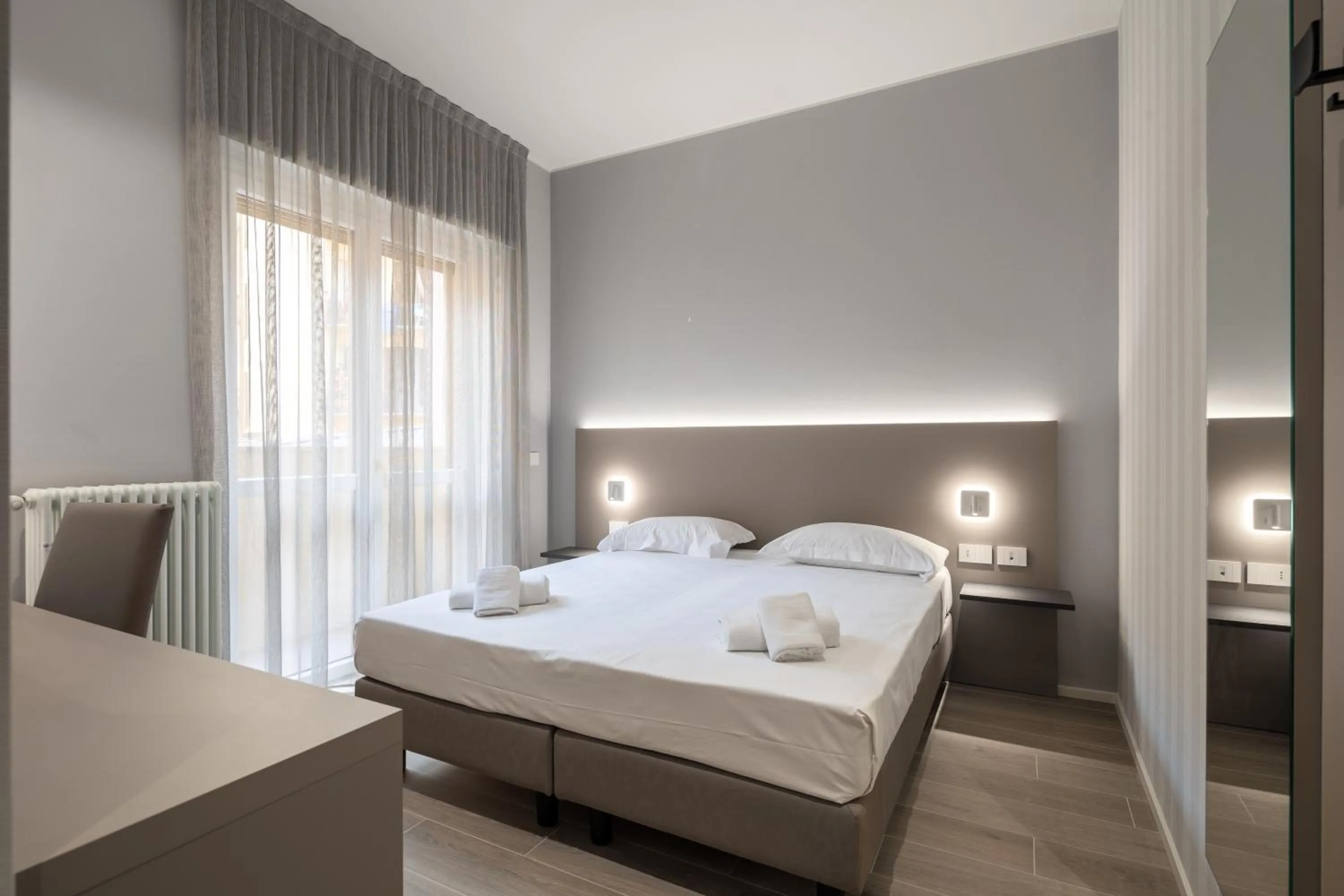 Bedroom, Bed in Hotel Excelsior Pavia