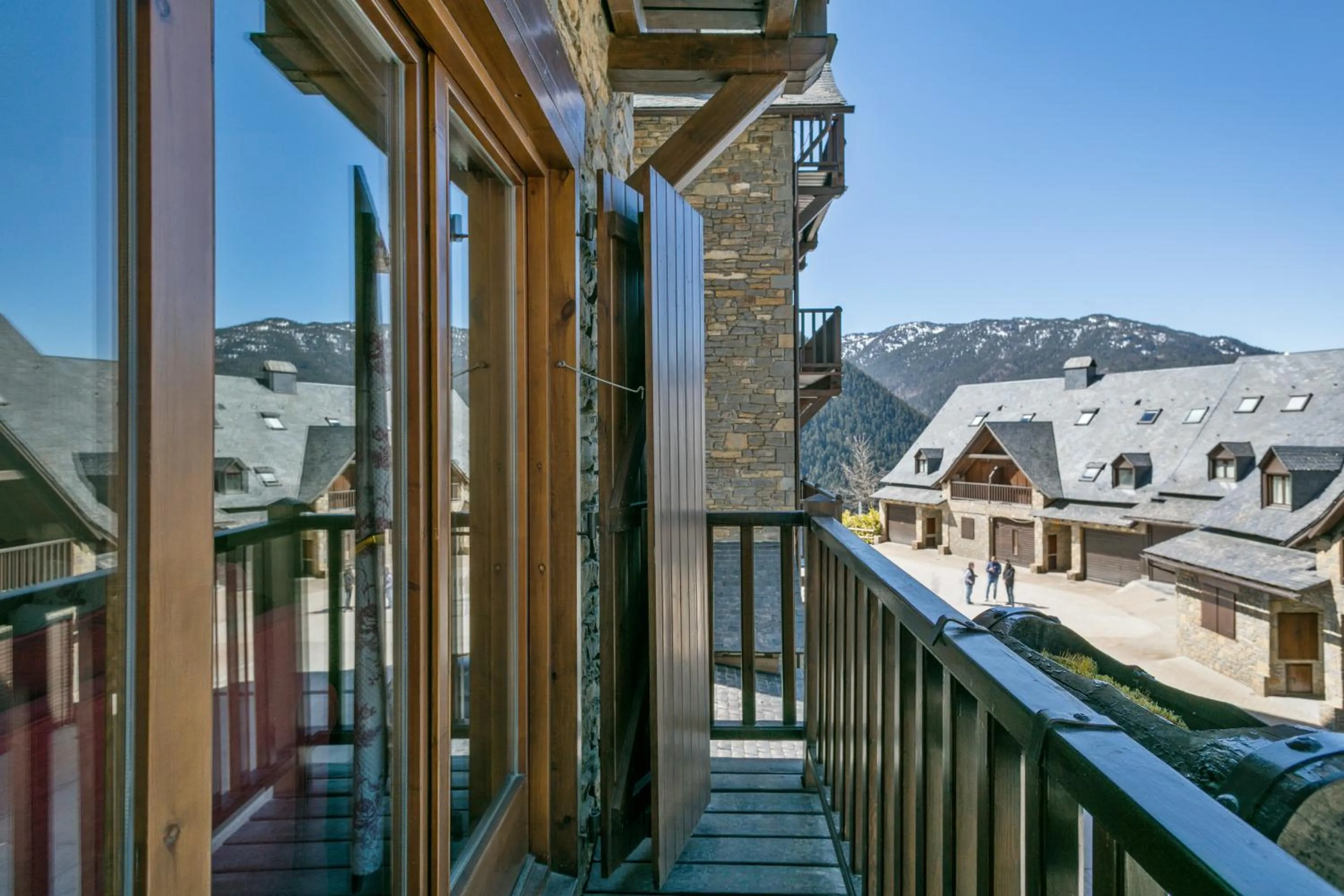 Balcony/Terrace in Baqueira Apartamentos Cota 1700 a pie de pistas