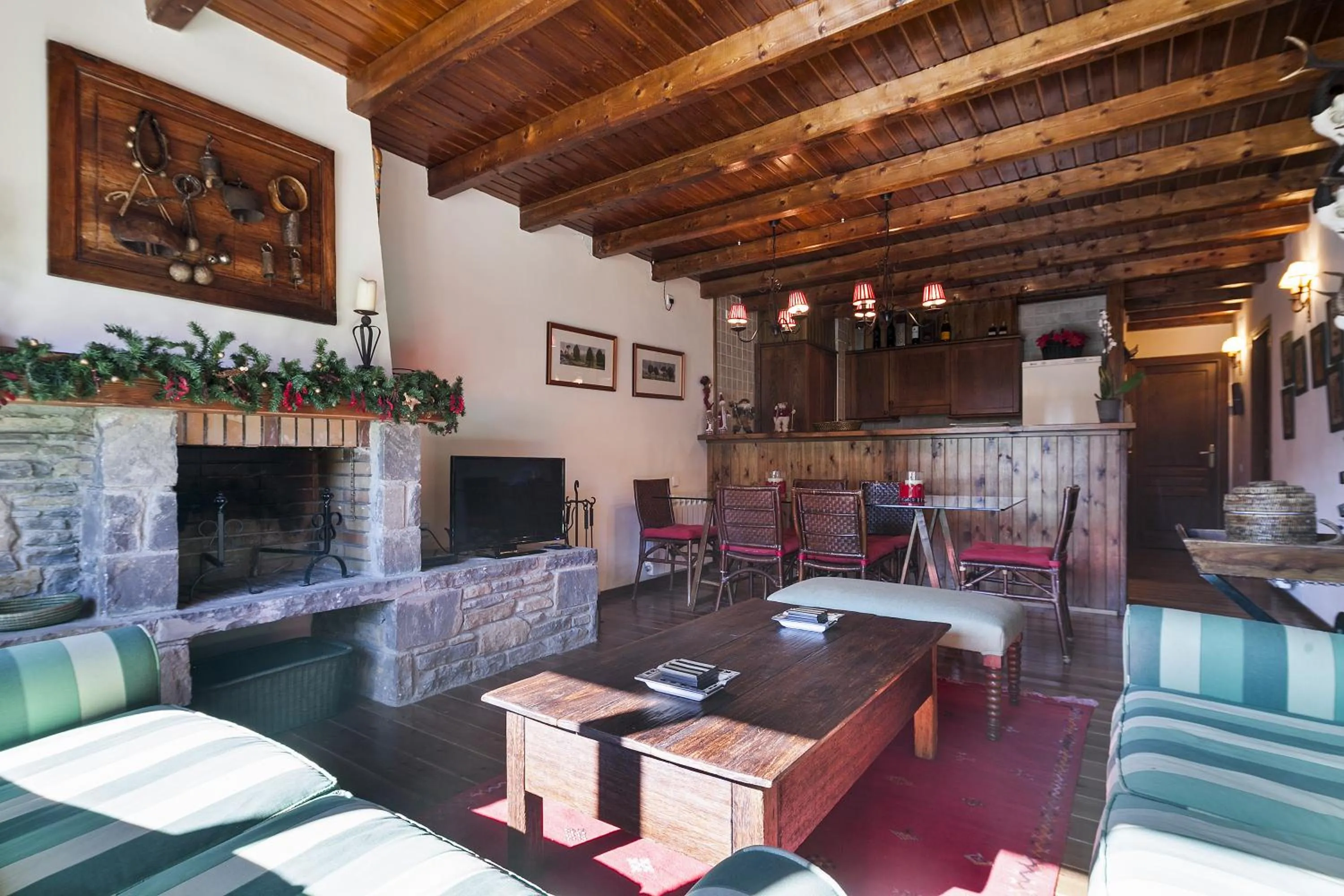 Living room in Baqueira Apartamentos Cota 1700 a pie de pistas