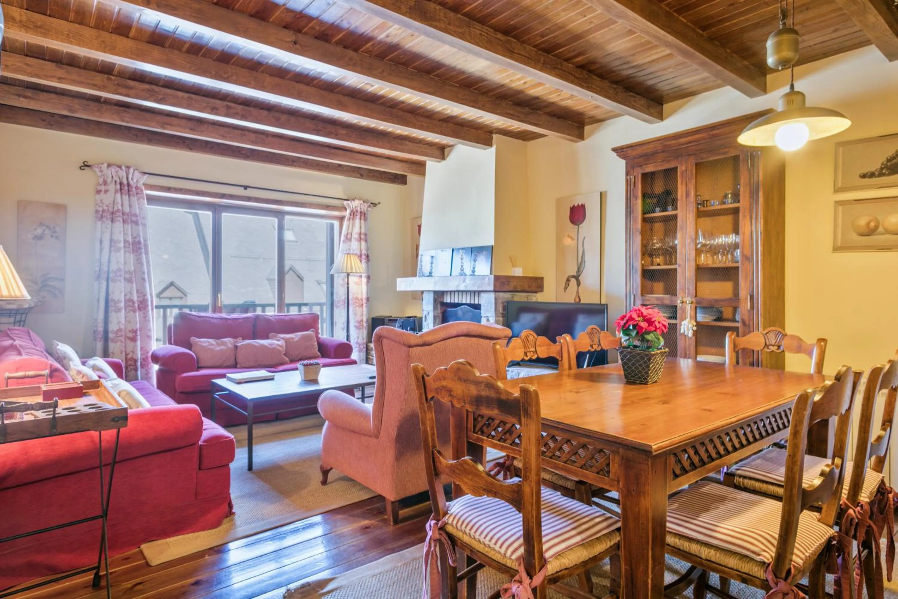 Living room in Baqueira Apartamentos Cota 1700 a pie de pistas
