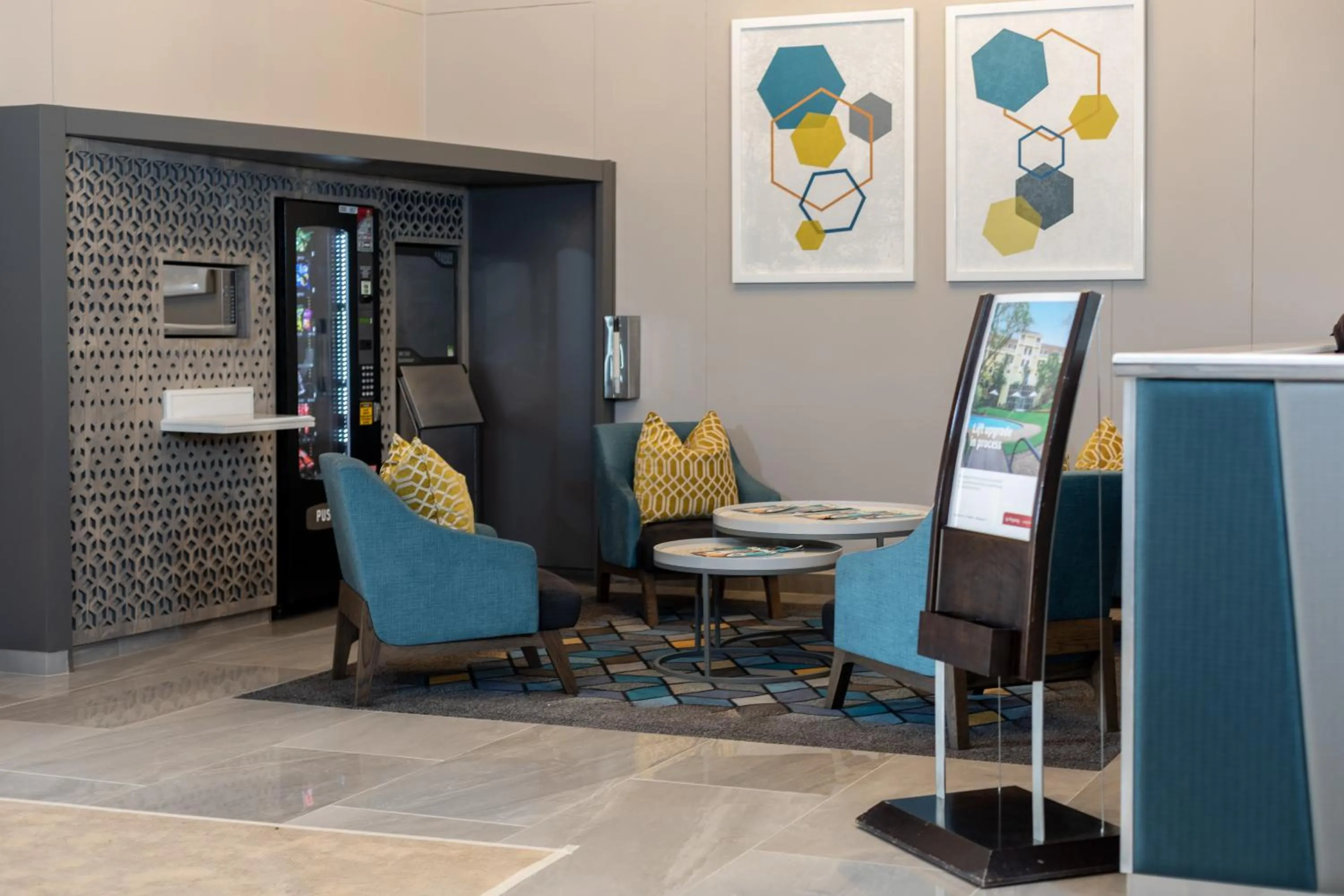 Seating area in StayEasy Mbombela