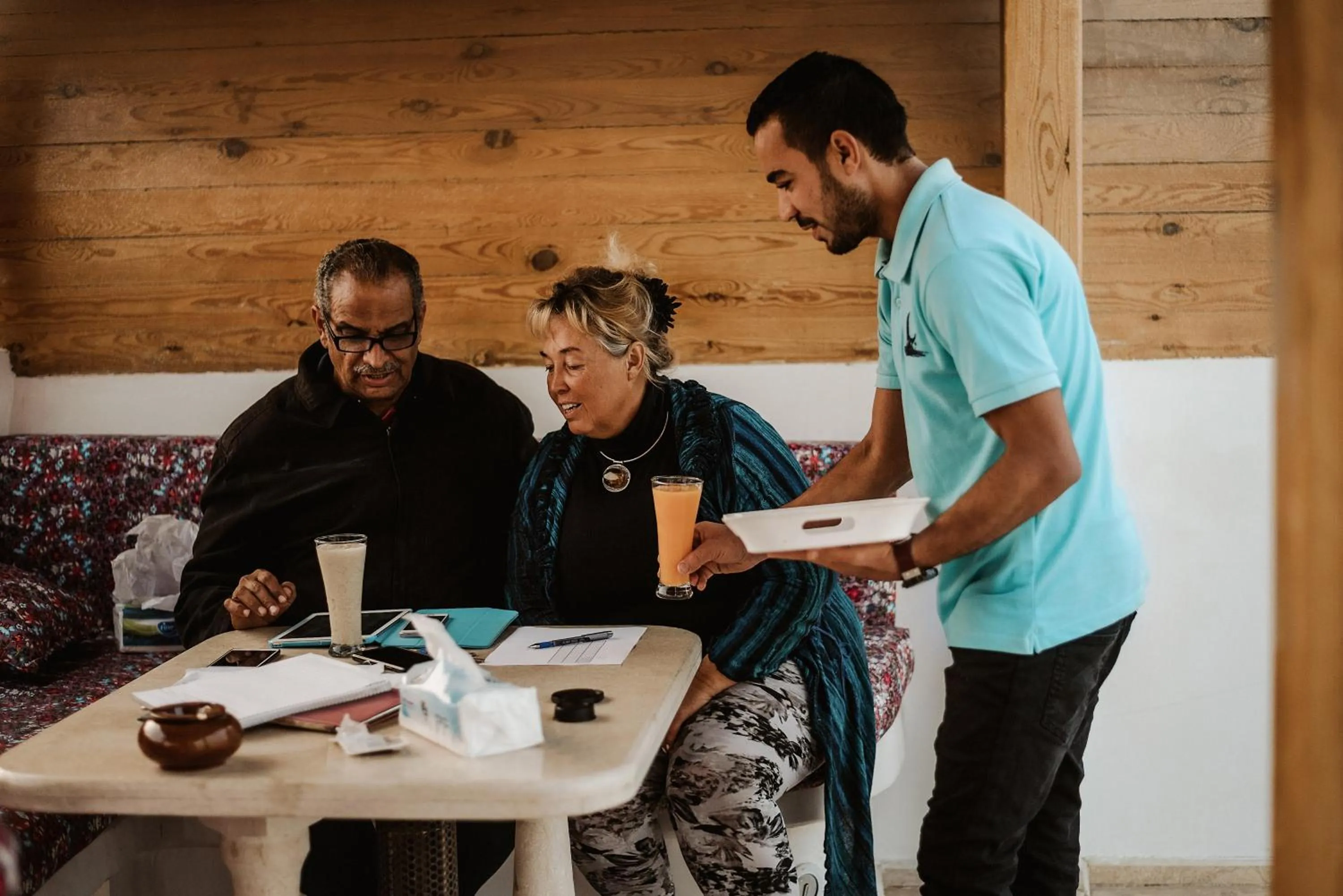 Patio in Desert Moon