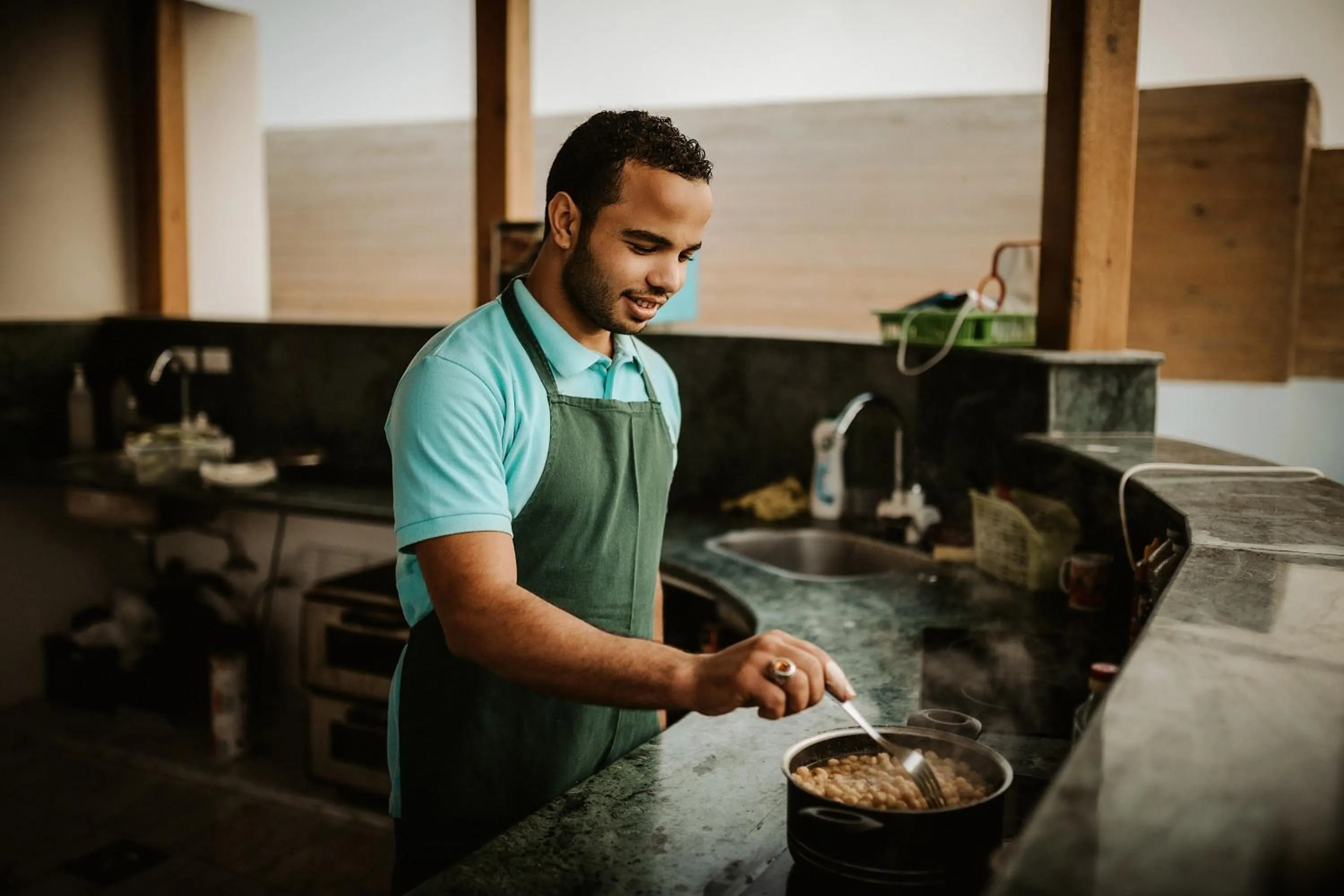 Staff in Desert Moon