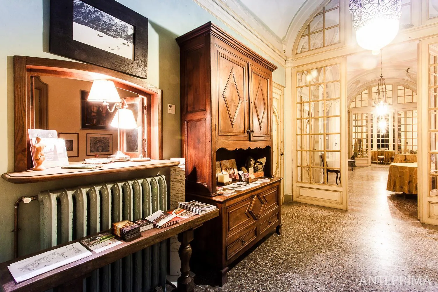 Lobby or reception in B&B Villa Cernigliaro Dimora Storica