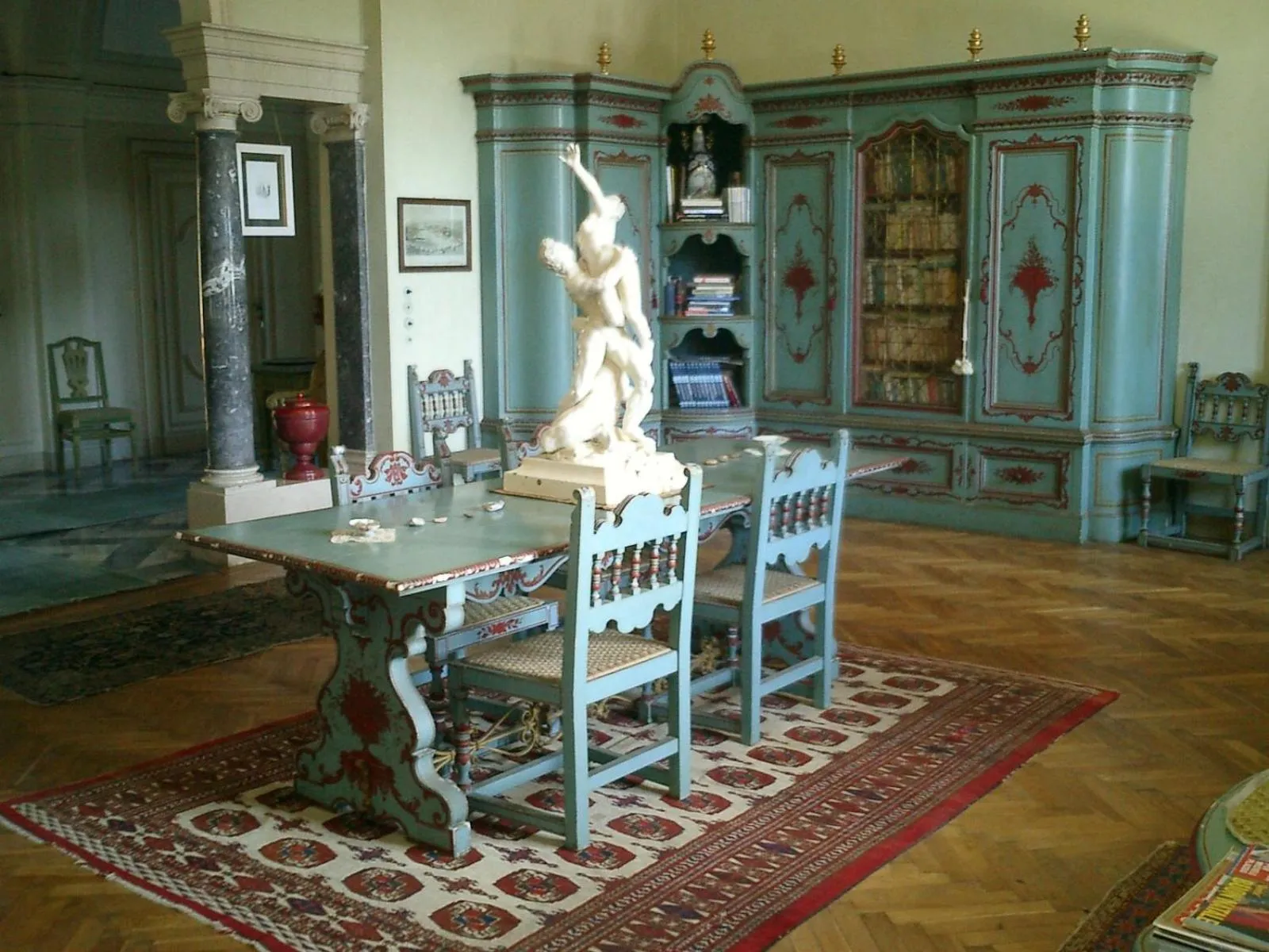 Library in B&B Villa Cernigliaro Dimora Storica