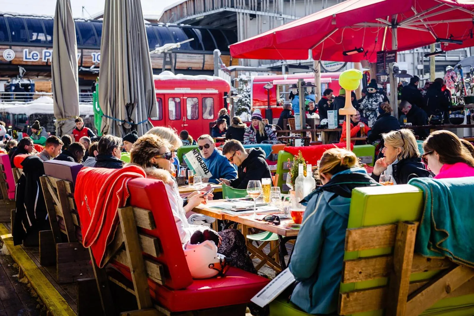 Balcony/Terrace, Restaurant/Places to Eat in Hotel Le Tremplin