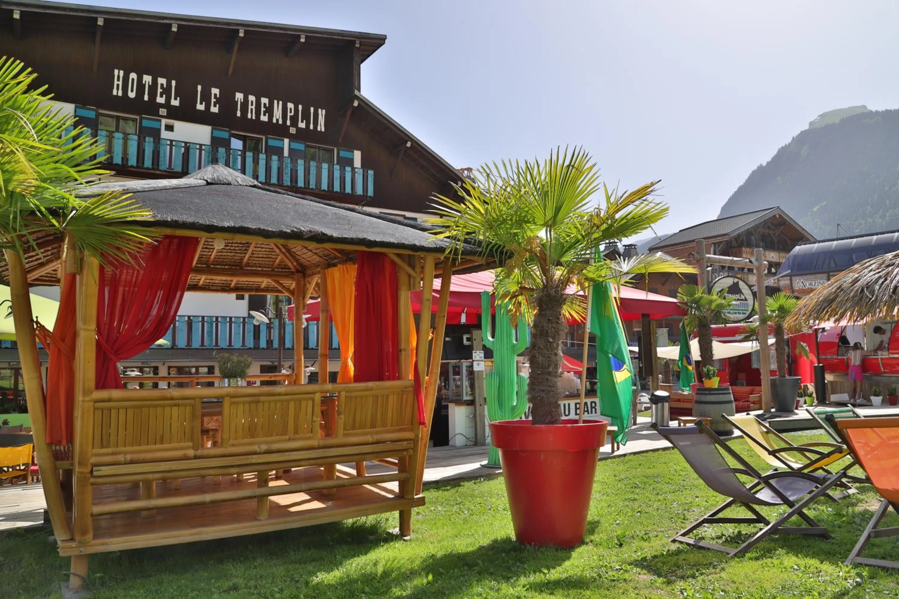 Garden in Hotel Le Tremplin