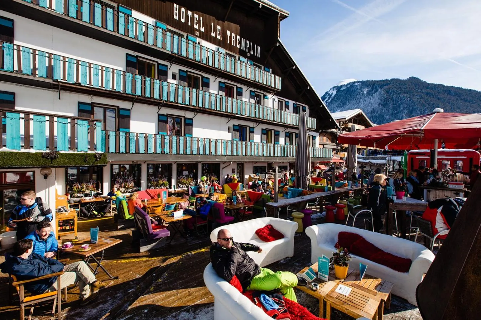 Balcony/Terrace in Hotel Le Tremplin