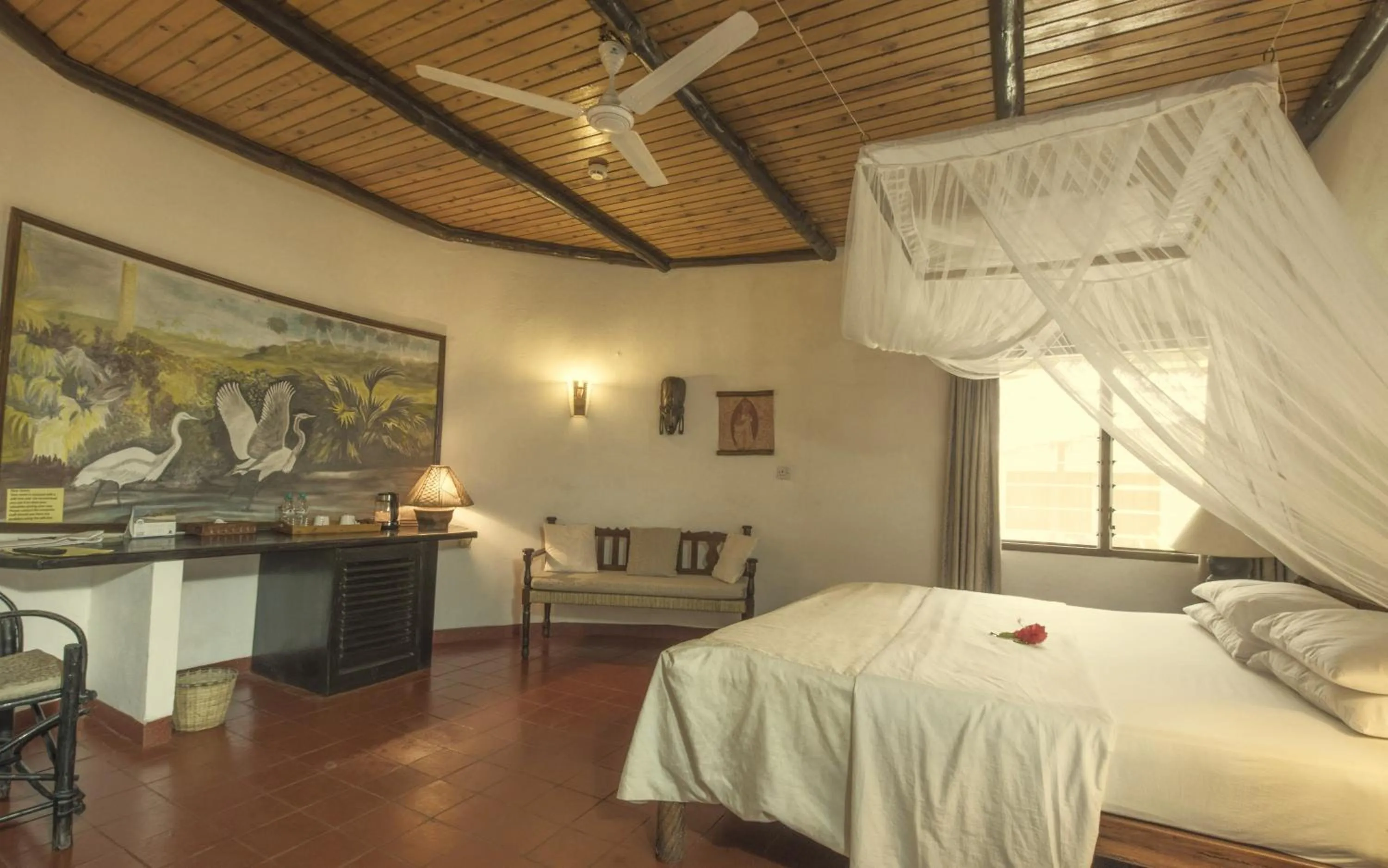 Bed in Baobab Sea Lodge