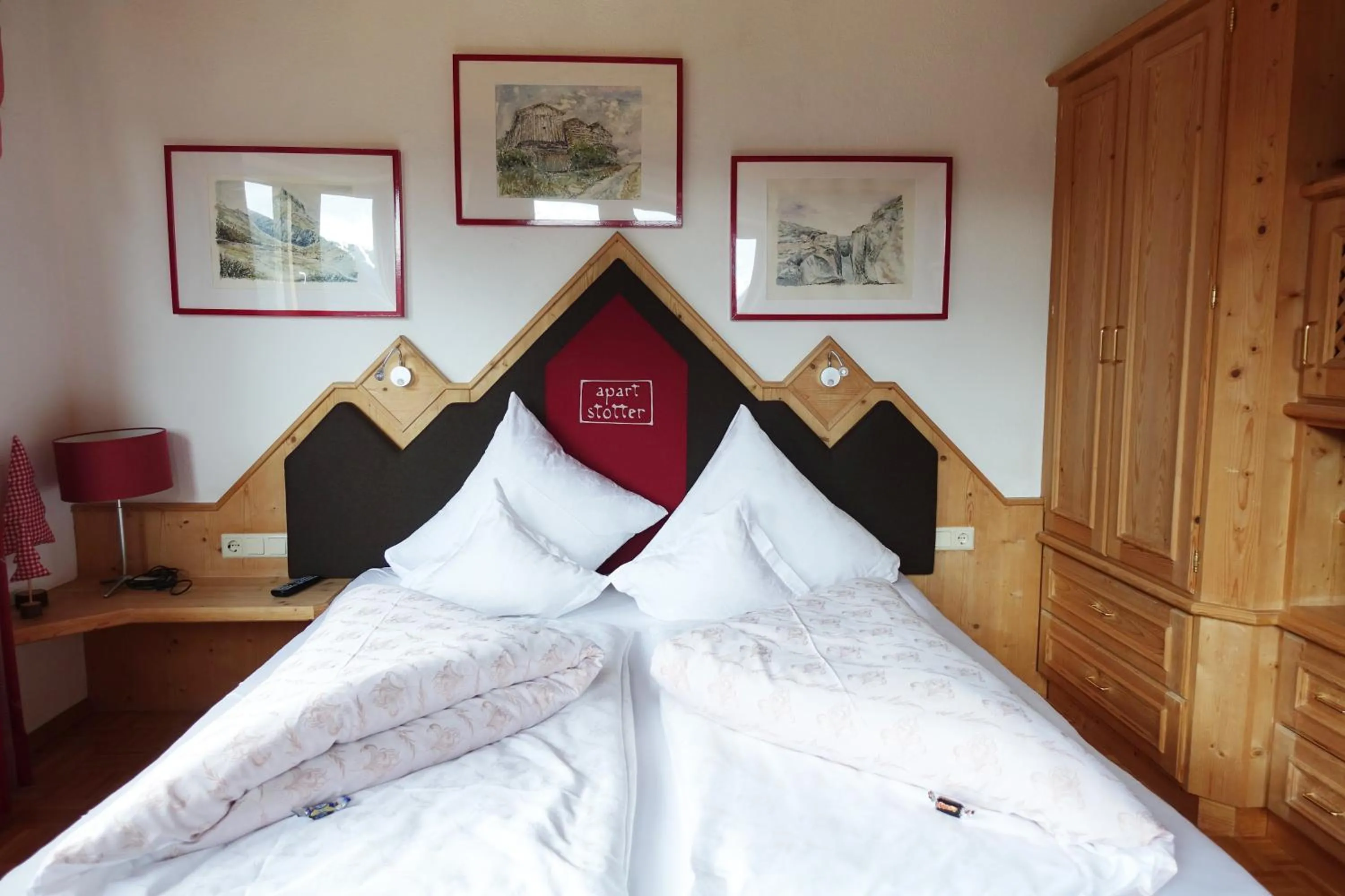 Decorative detail, Bed in Apart Stotter