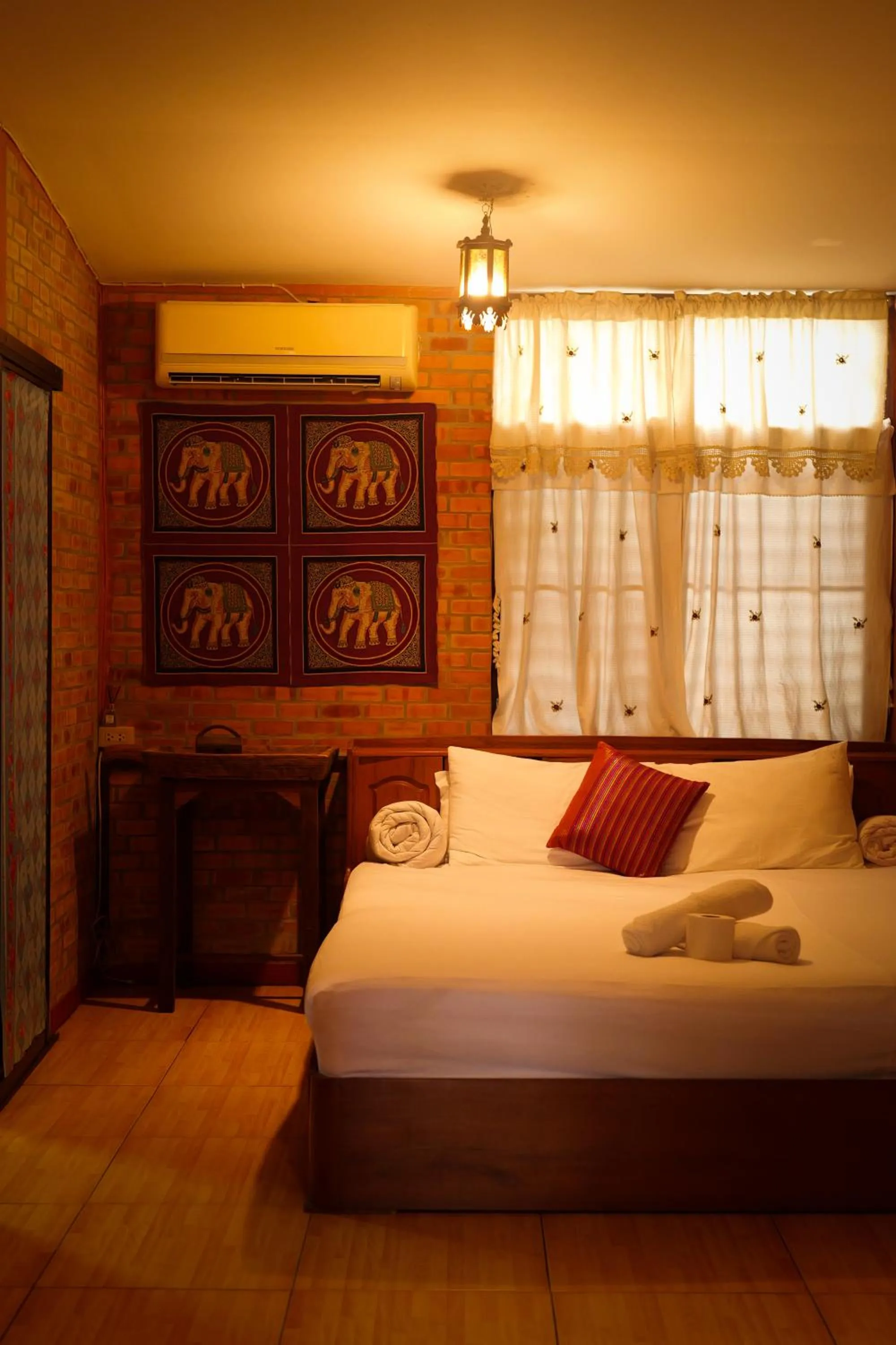 Bedroom, Bed in Boutique House Nipha