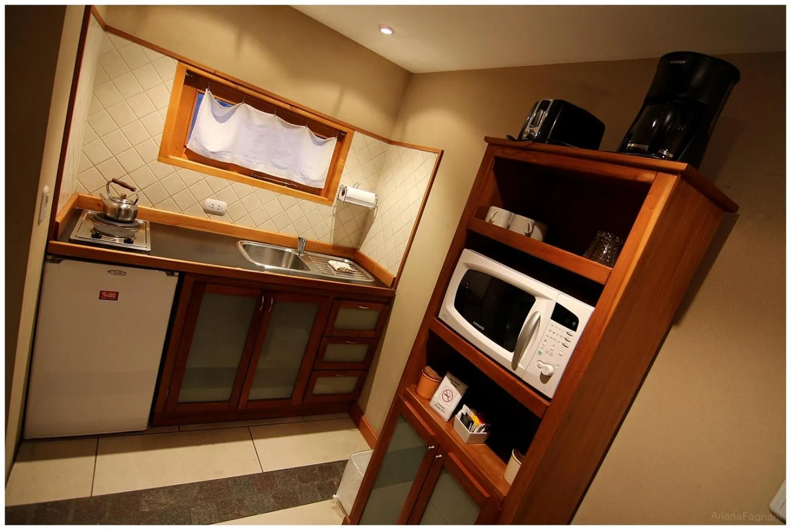 Kitchen or kitchenette in Aires del Beagle Apartment