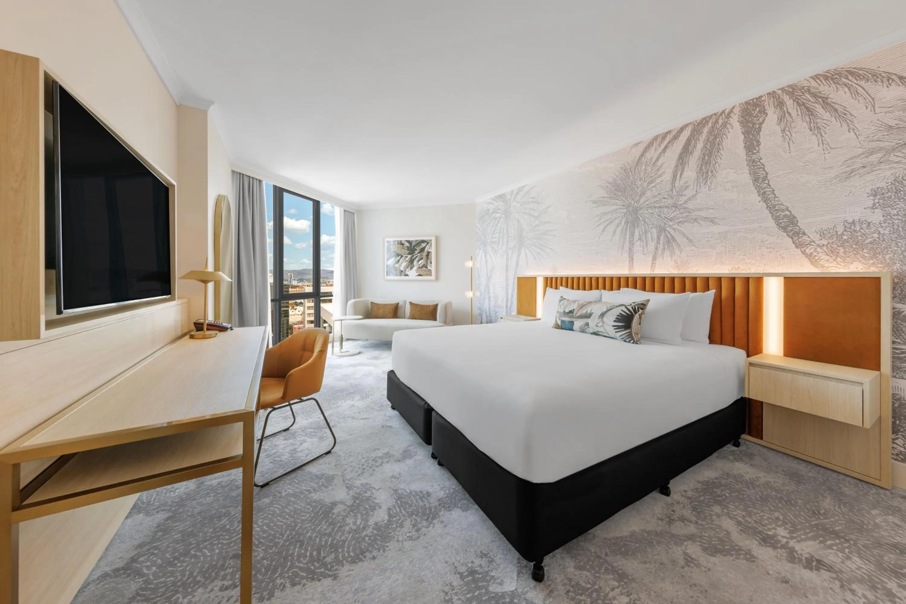 Bed in Amora Hotel Brisbane