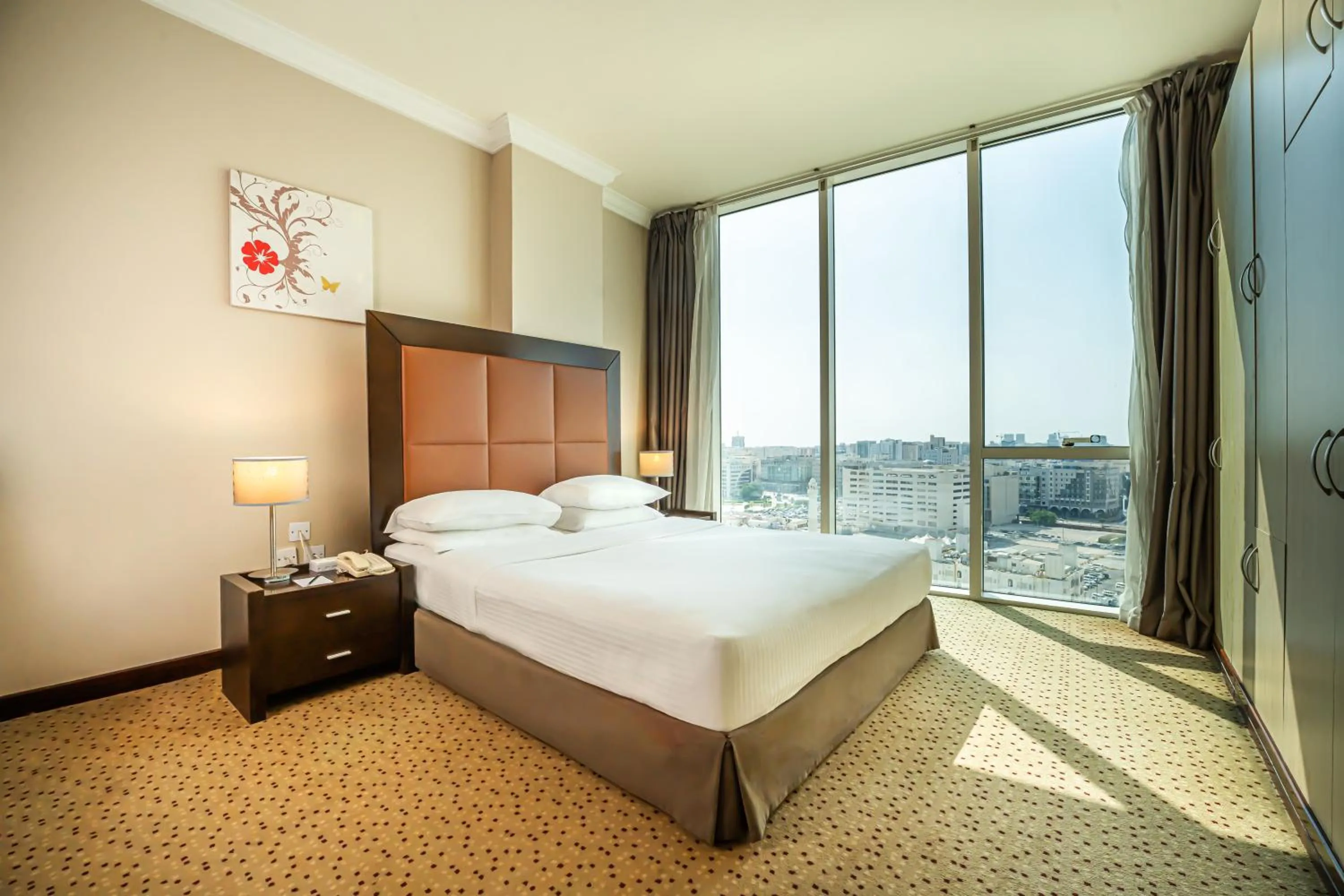 Bedroom, Bed in Kingsgate Hotel Doha by Millennium Hotels