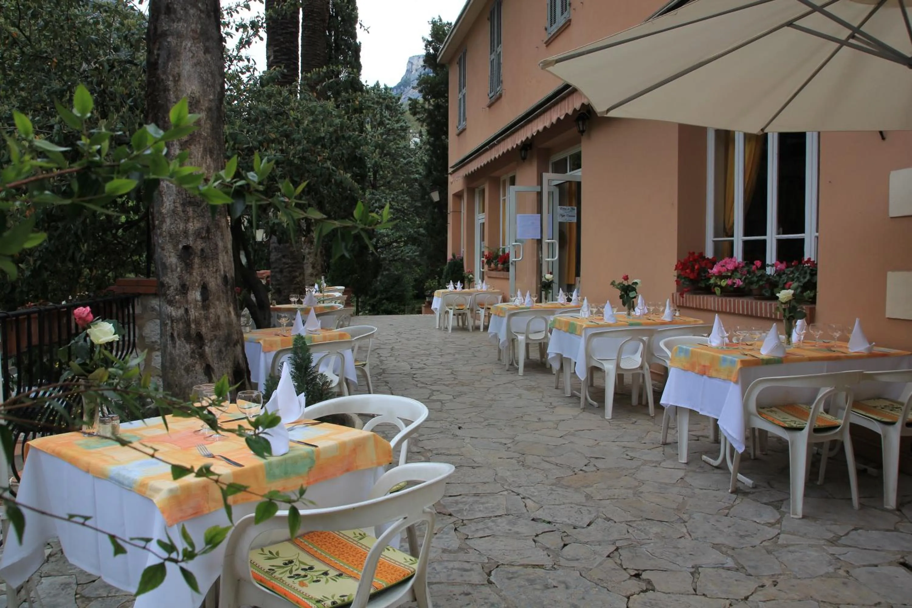 Balcony/Terrace in Auberge Les Gorges du Loup