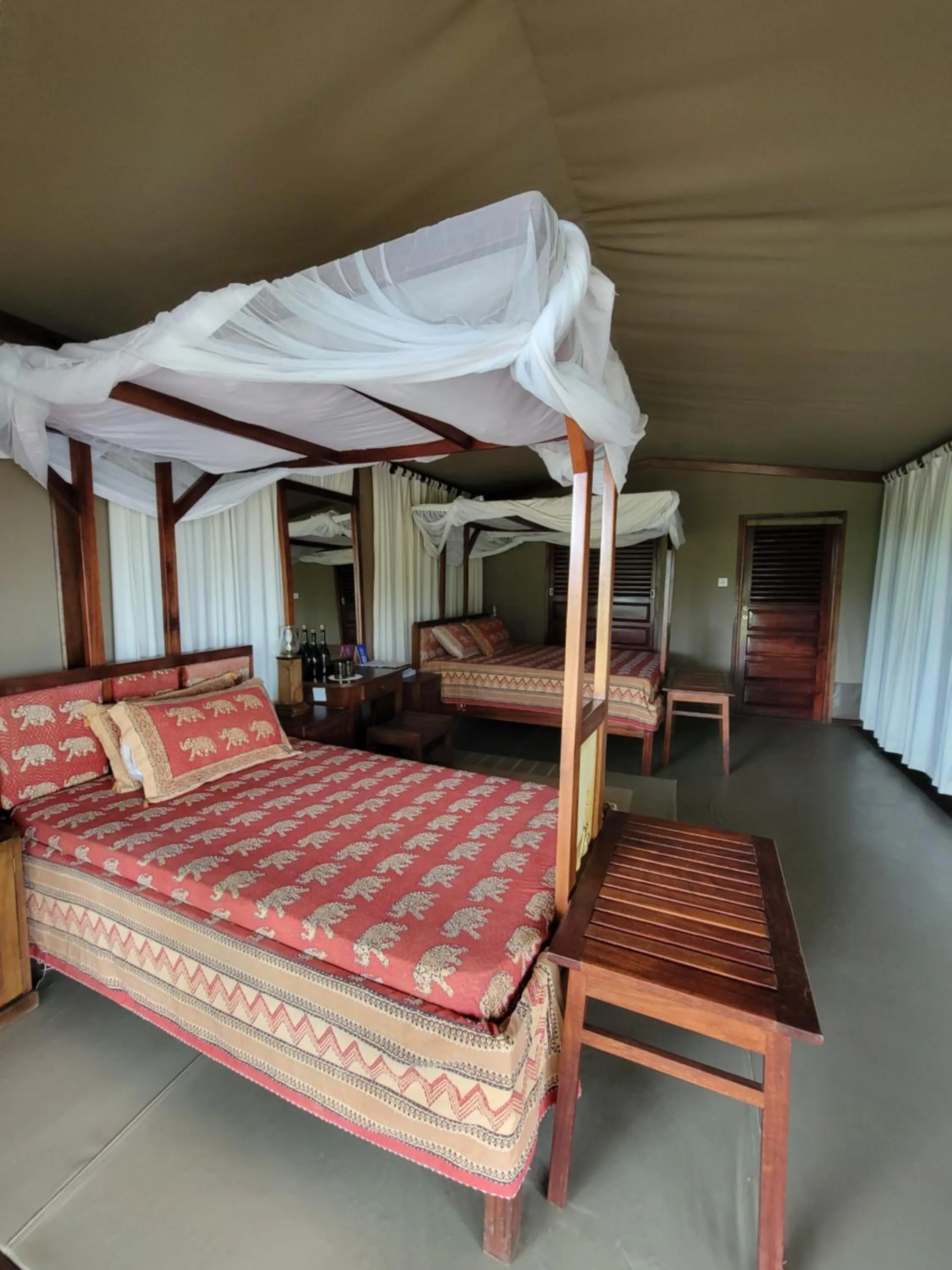 Bed in Fig Tree Camp - Maasai Mara