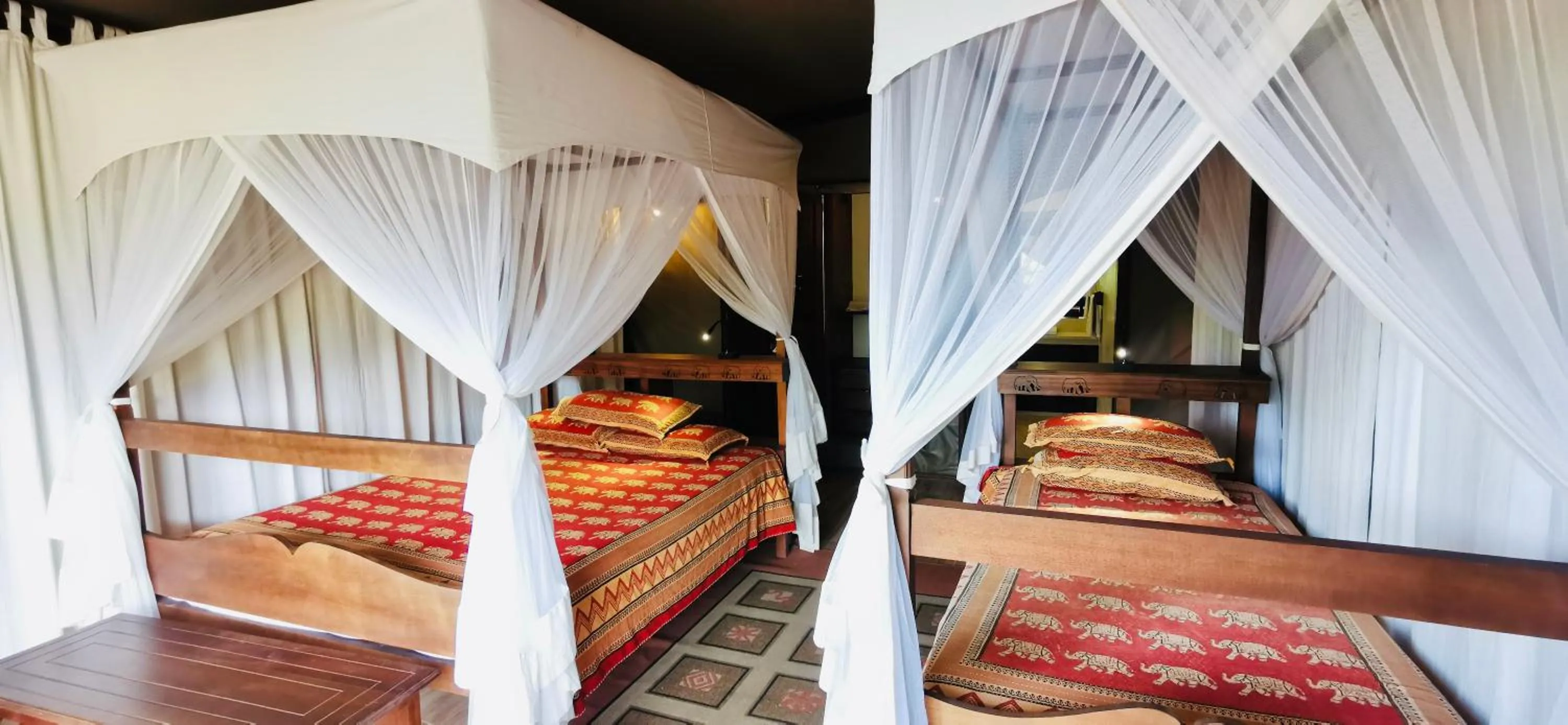 Bed in Fig Tree Camp - Maasai Mara
