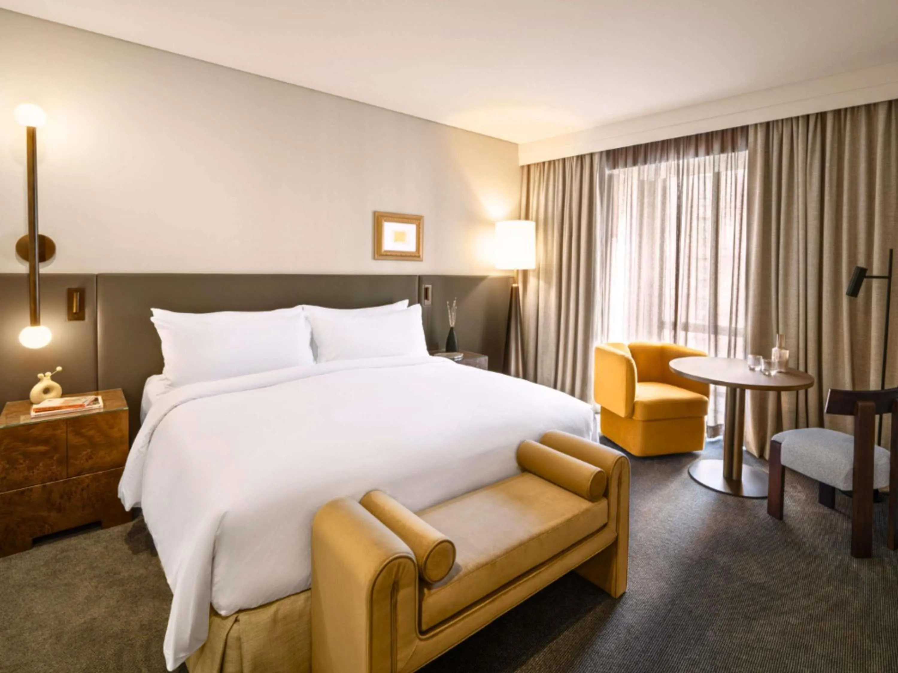 Bedroom, Bed in Sofitel Sydney Wentworth