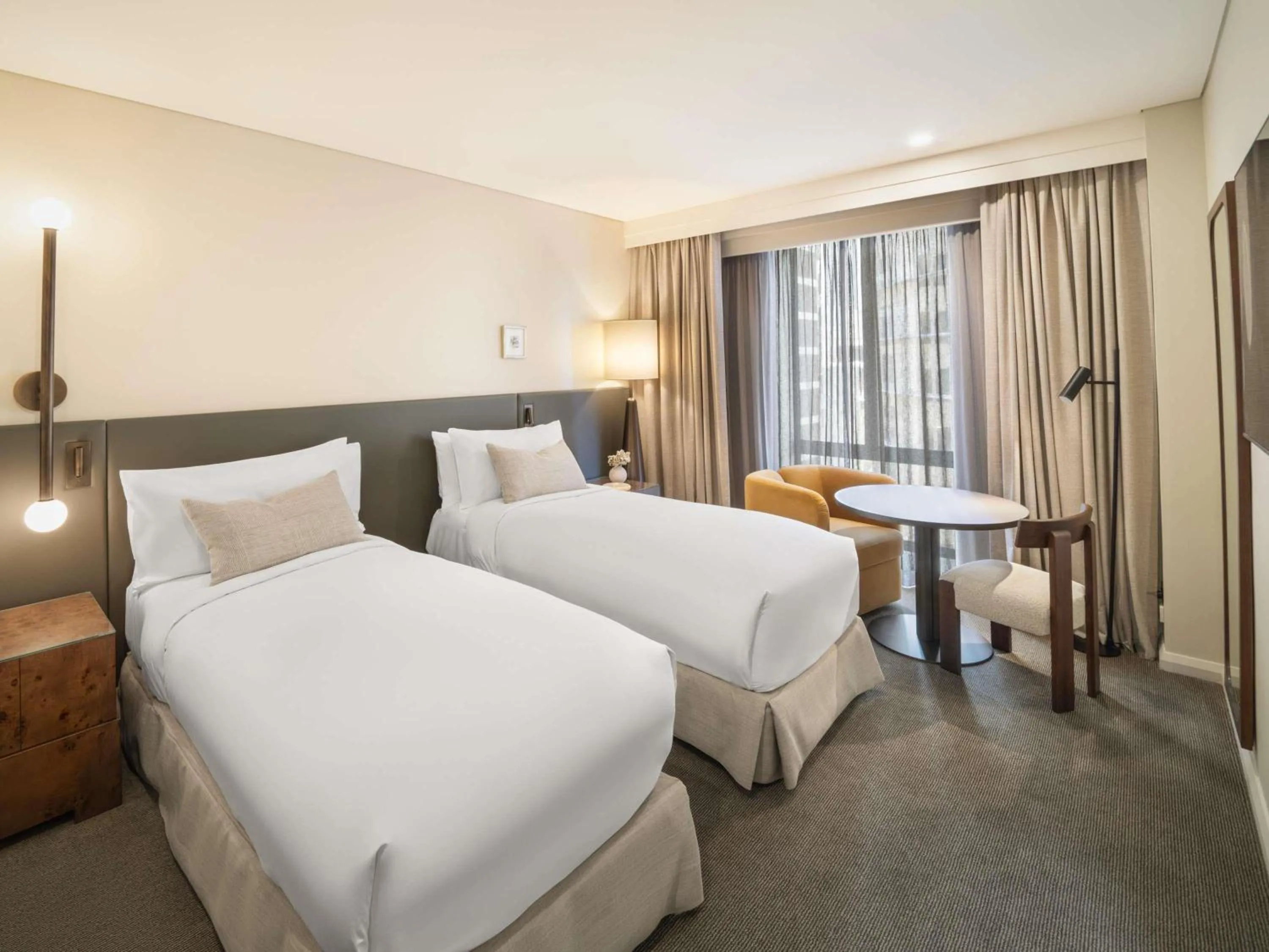 Bedroom, Bed in Sofitel Sydney Wentworth