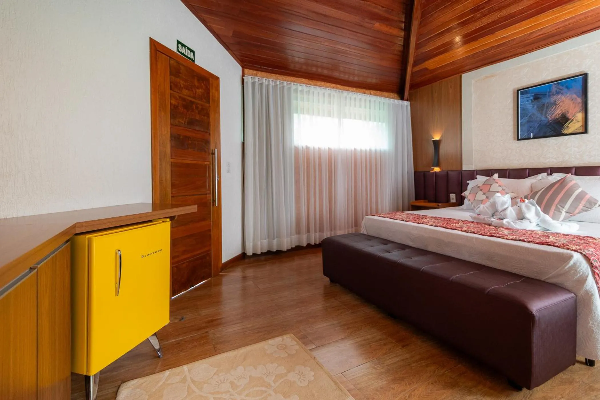 Bed in Pousada Dona Carmita