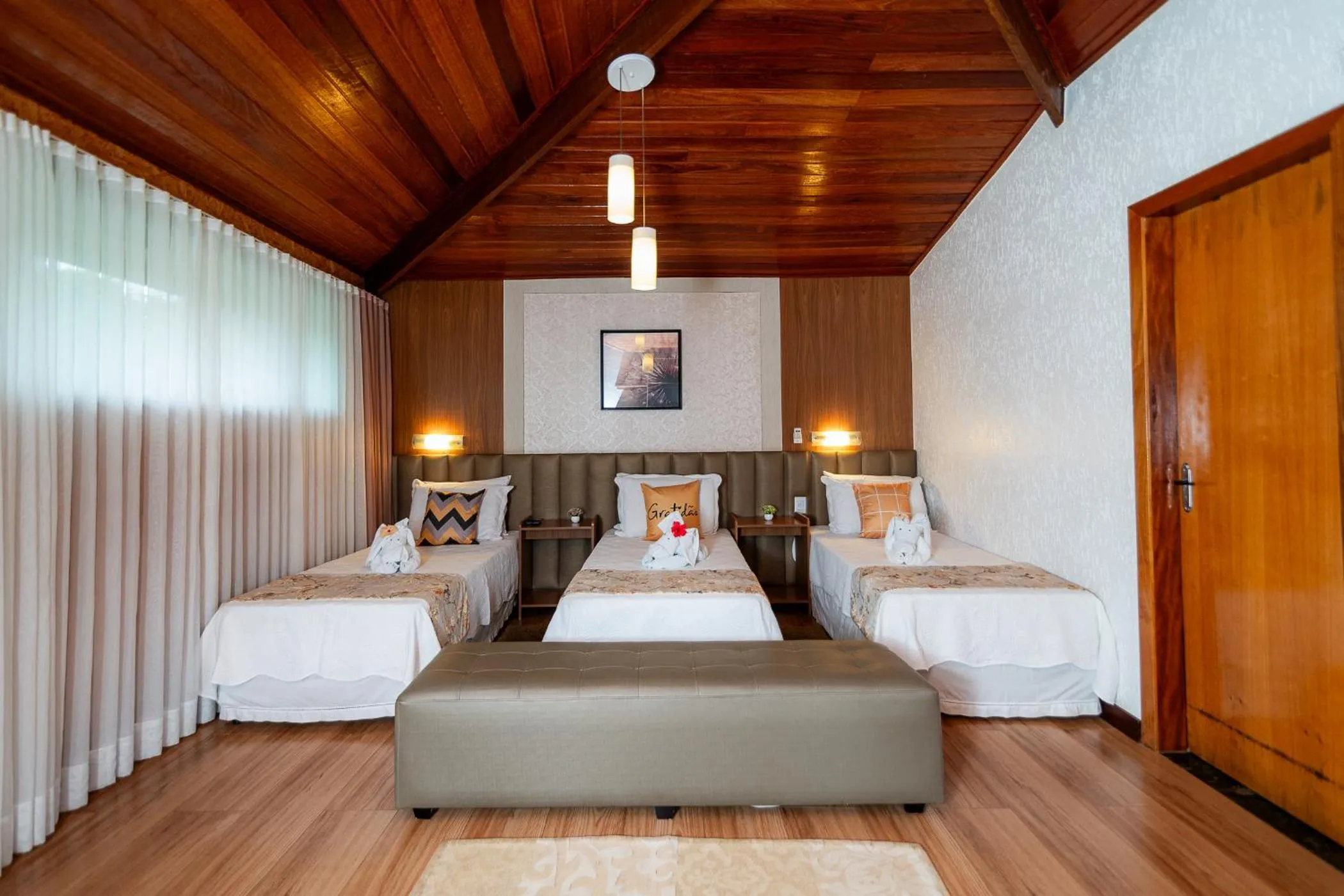Bed in Pousada Dona Carmita