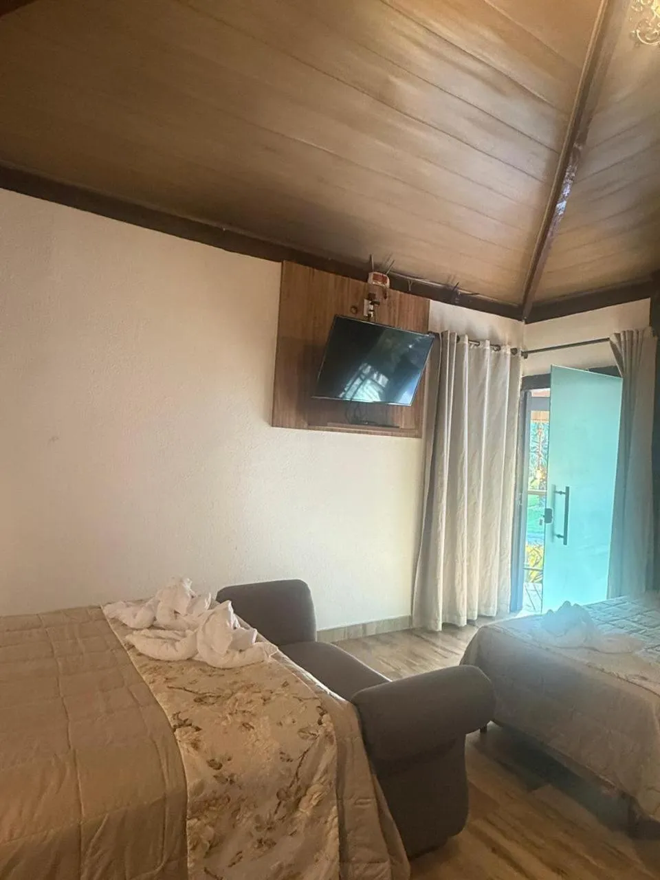 Bed in Pousada Dona Carmita