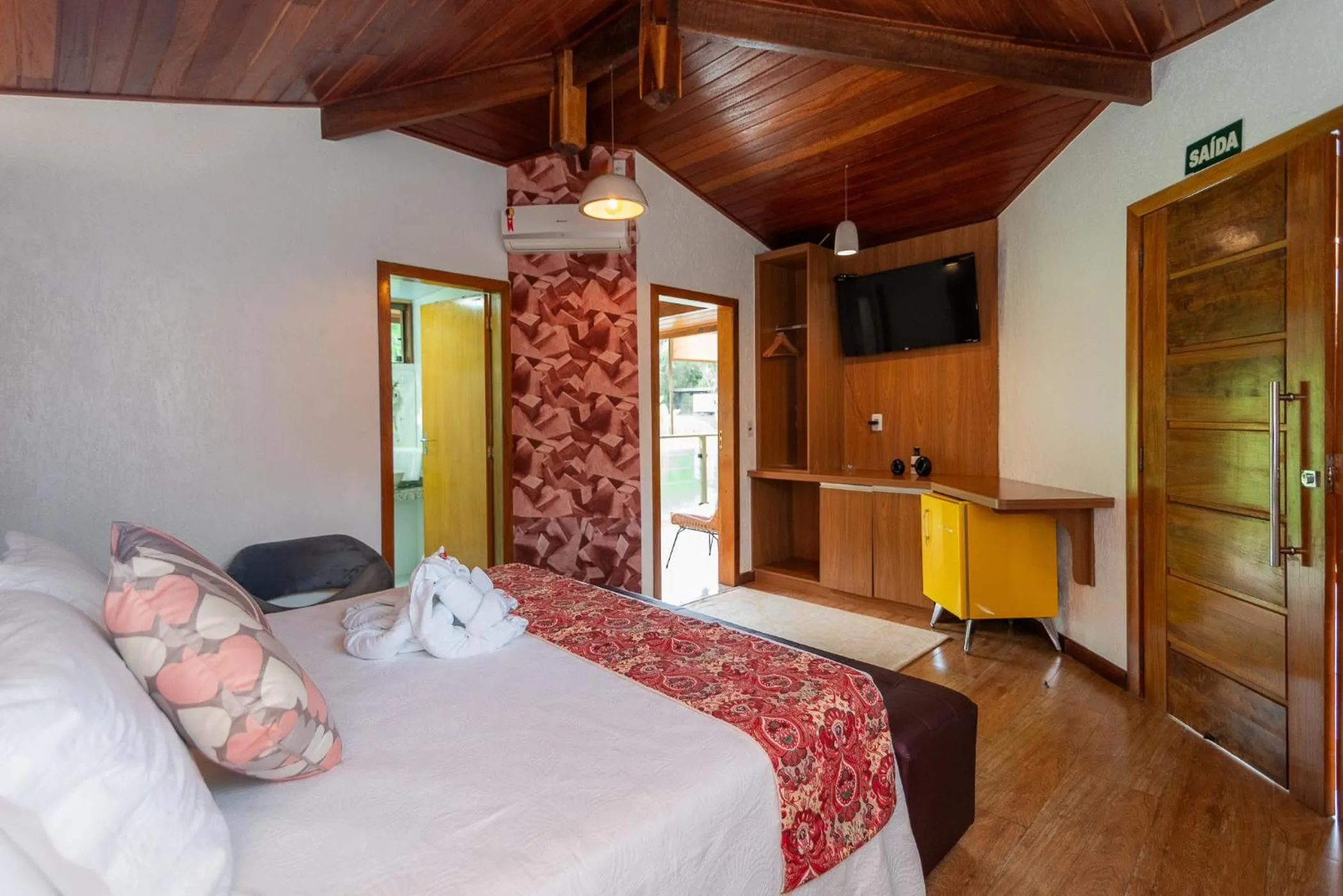 Bed in Pousada Dona Carmita