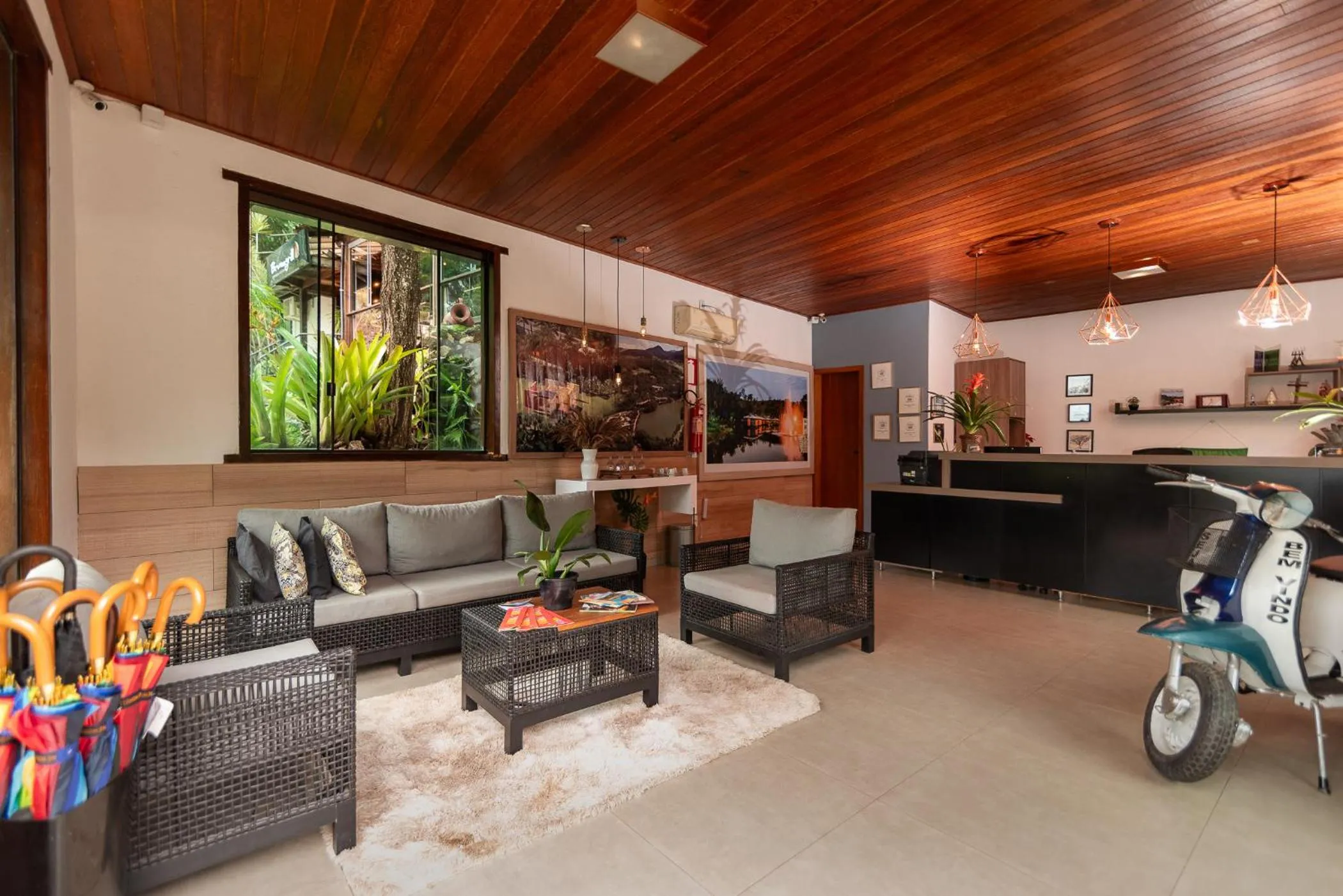 Lobby or reception in Pousada Dona Carmita