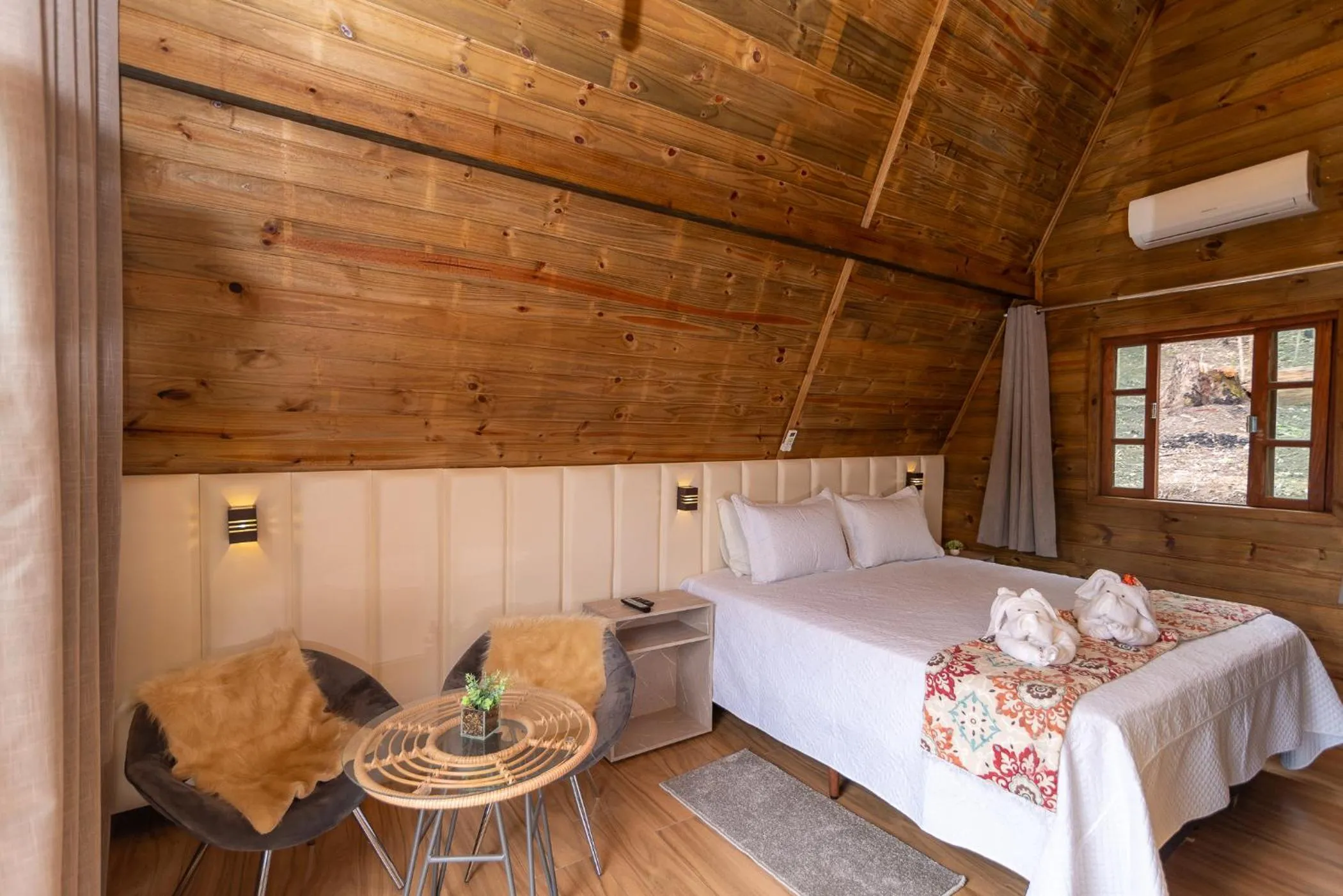 Bed in Pousada Dona Carmita