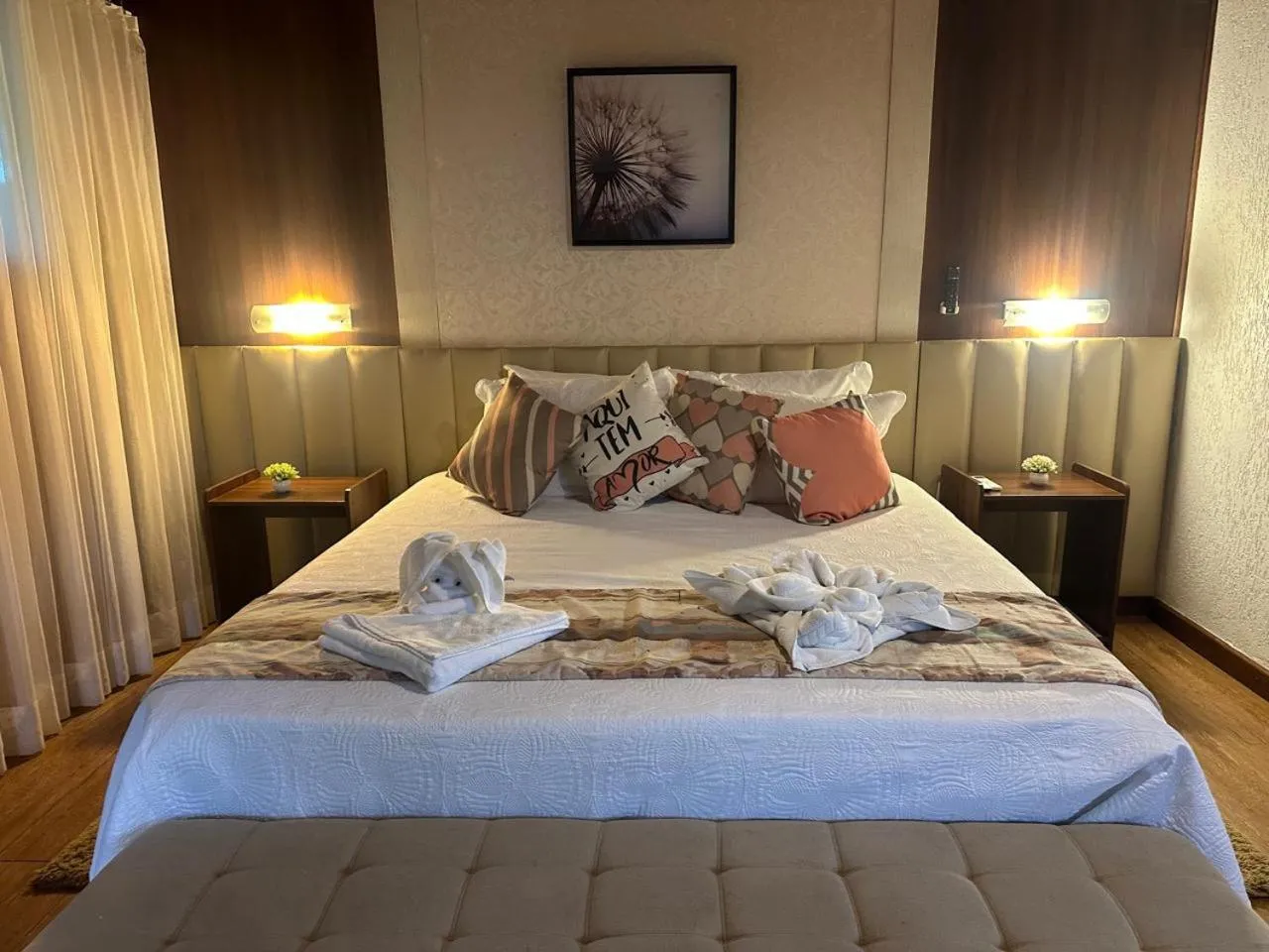 Bed in Pousada Dona Carmita