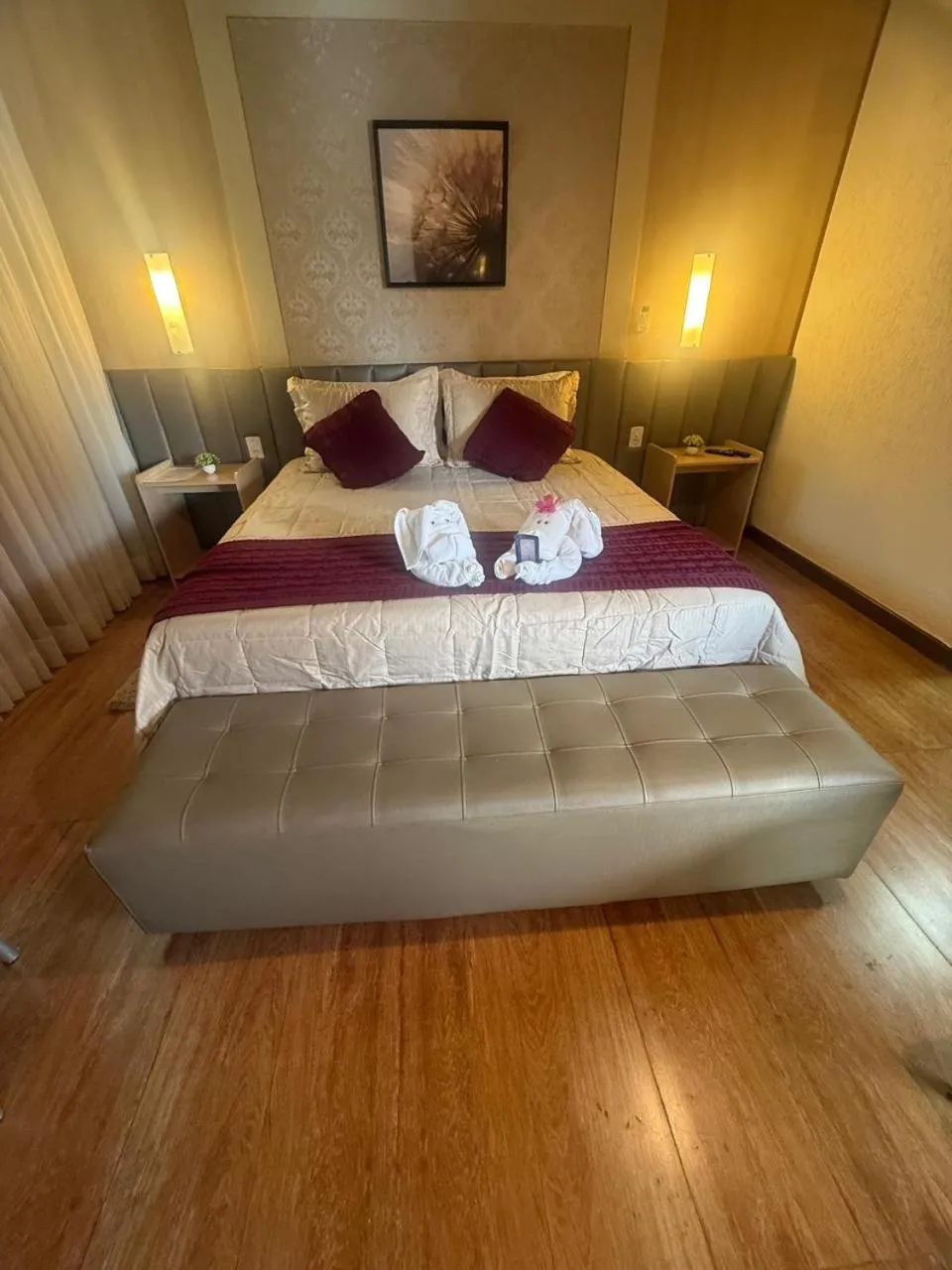 Bed in Pousada Dona Carmita