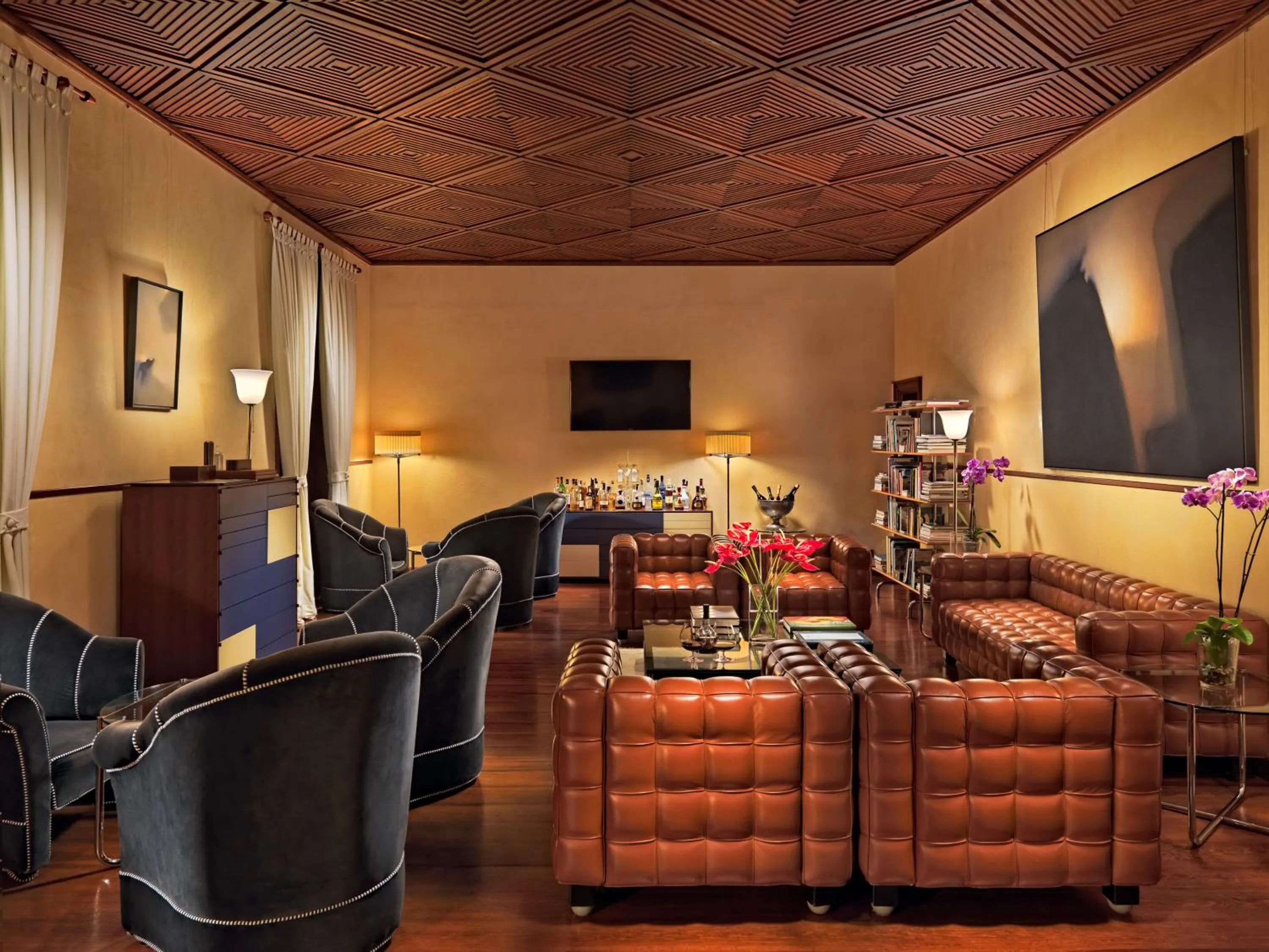 Lounge or bar in Hotel San Roque