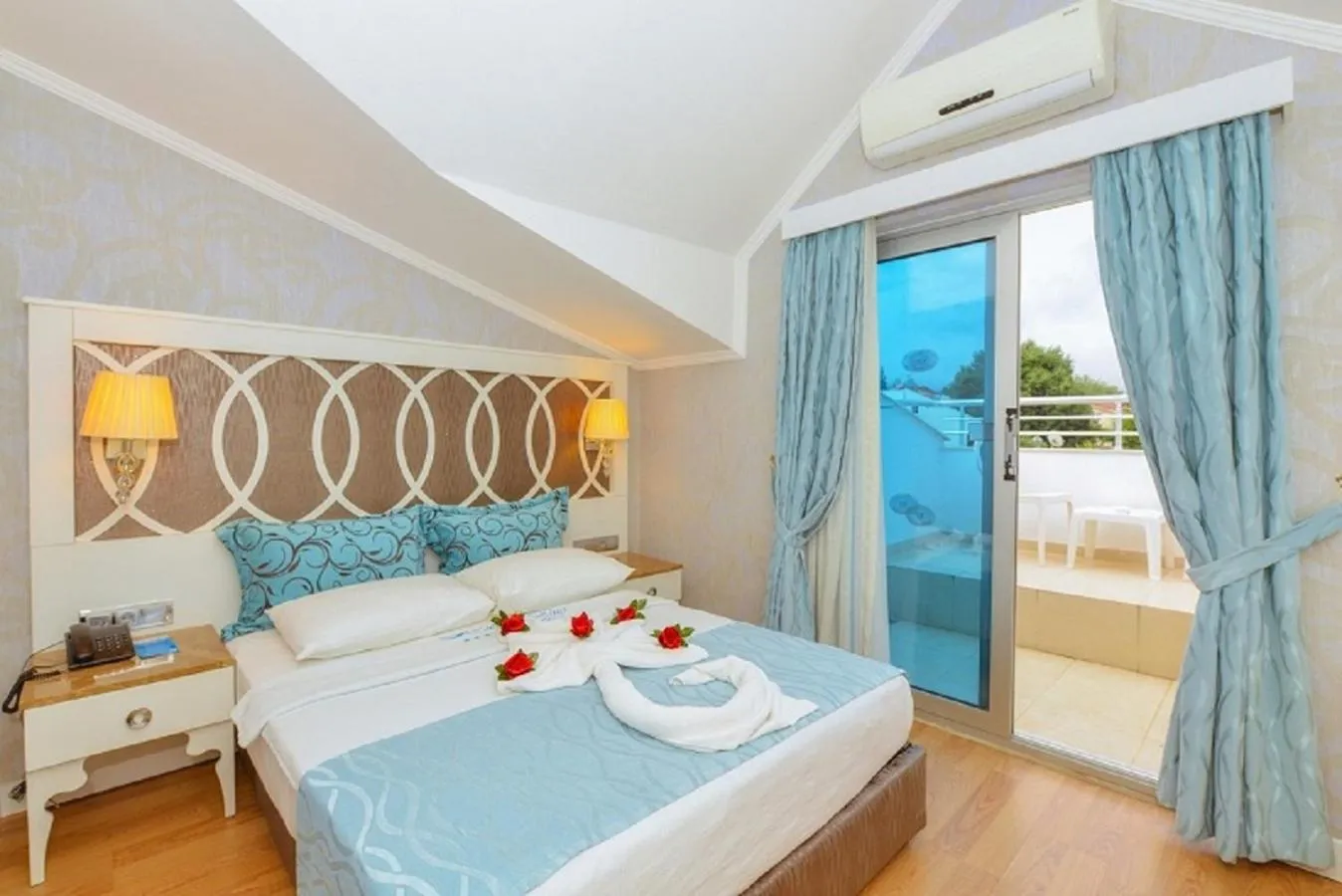 Photo of the whole room, Bed in Ocean Blue High Class Hotel & SPA