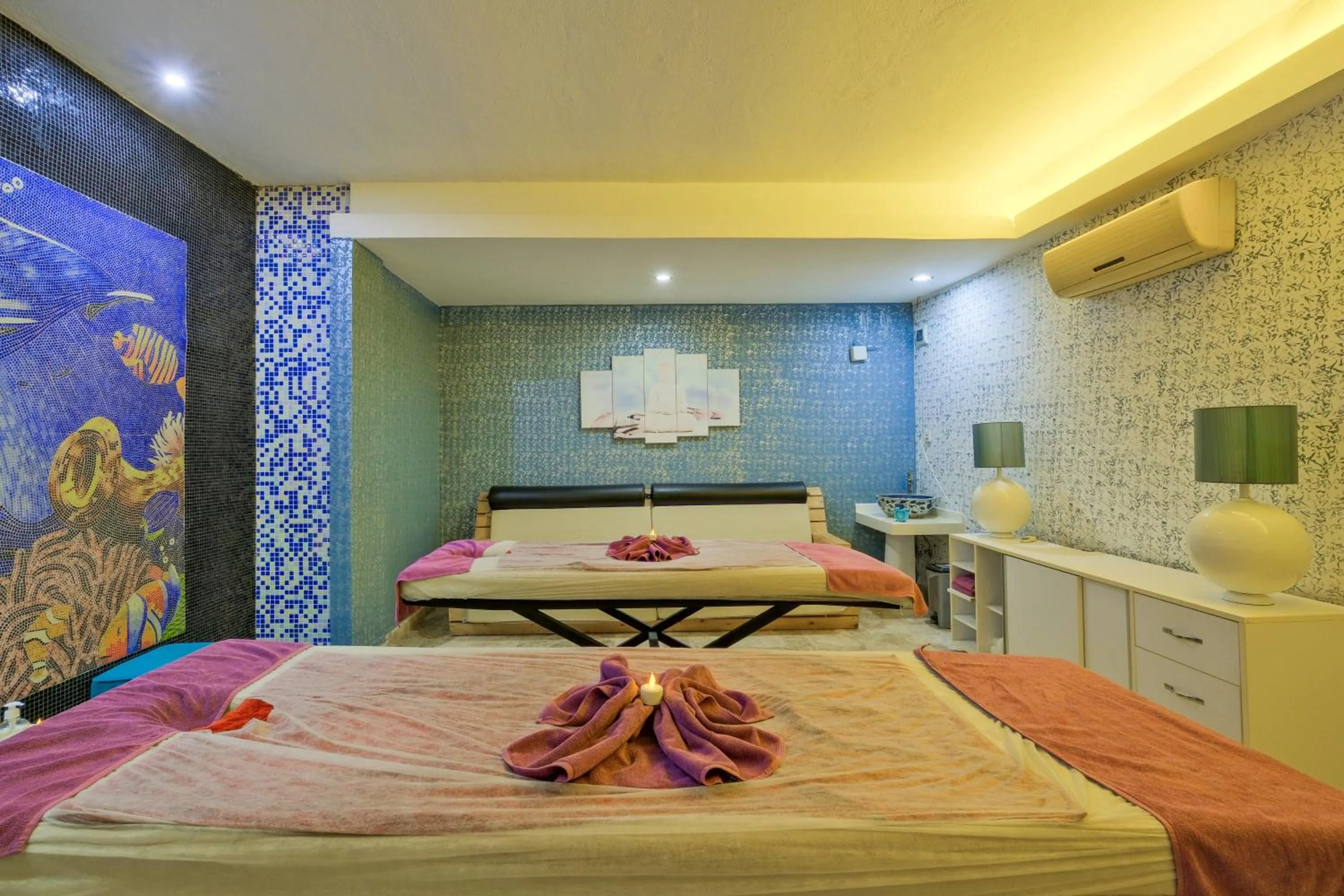 Spa and wellness centre/facilities, Bed in Ocean Blue High Class Hotel & SPA