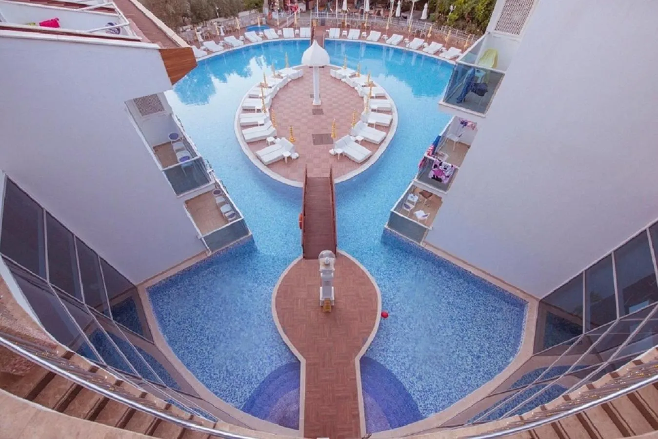 Swimming pool in Ocean Blue High Class Hotel & SPA