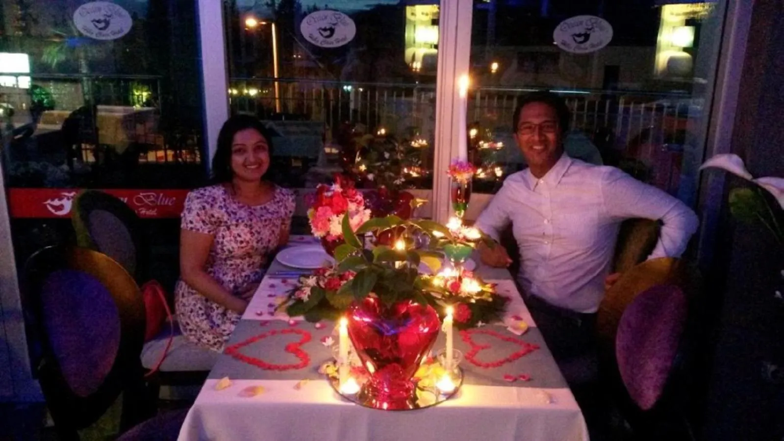 Dinner in Ocean Blue High Class Hotel & SPA