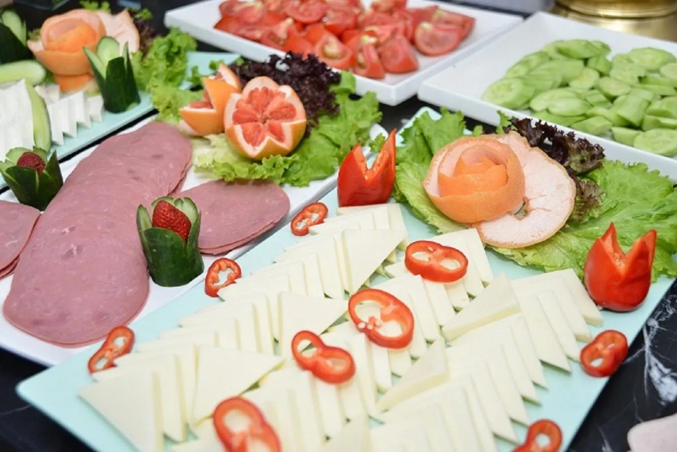 Restaurant/places to eat in Ocean Blue High Class Hotel & SPA