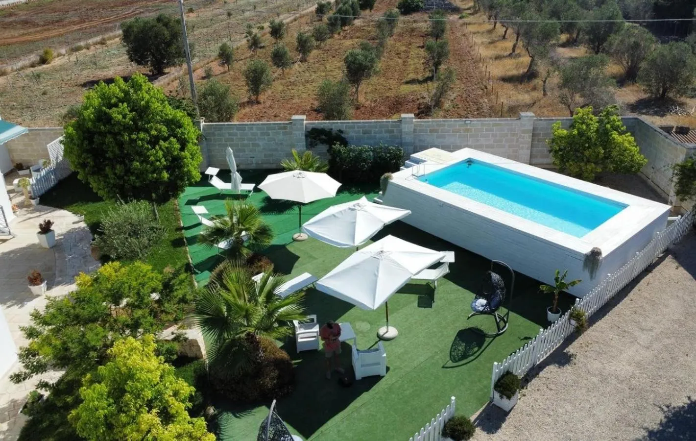 Swimming pool in B&B Stella Salento Karin